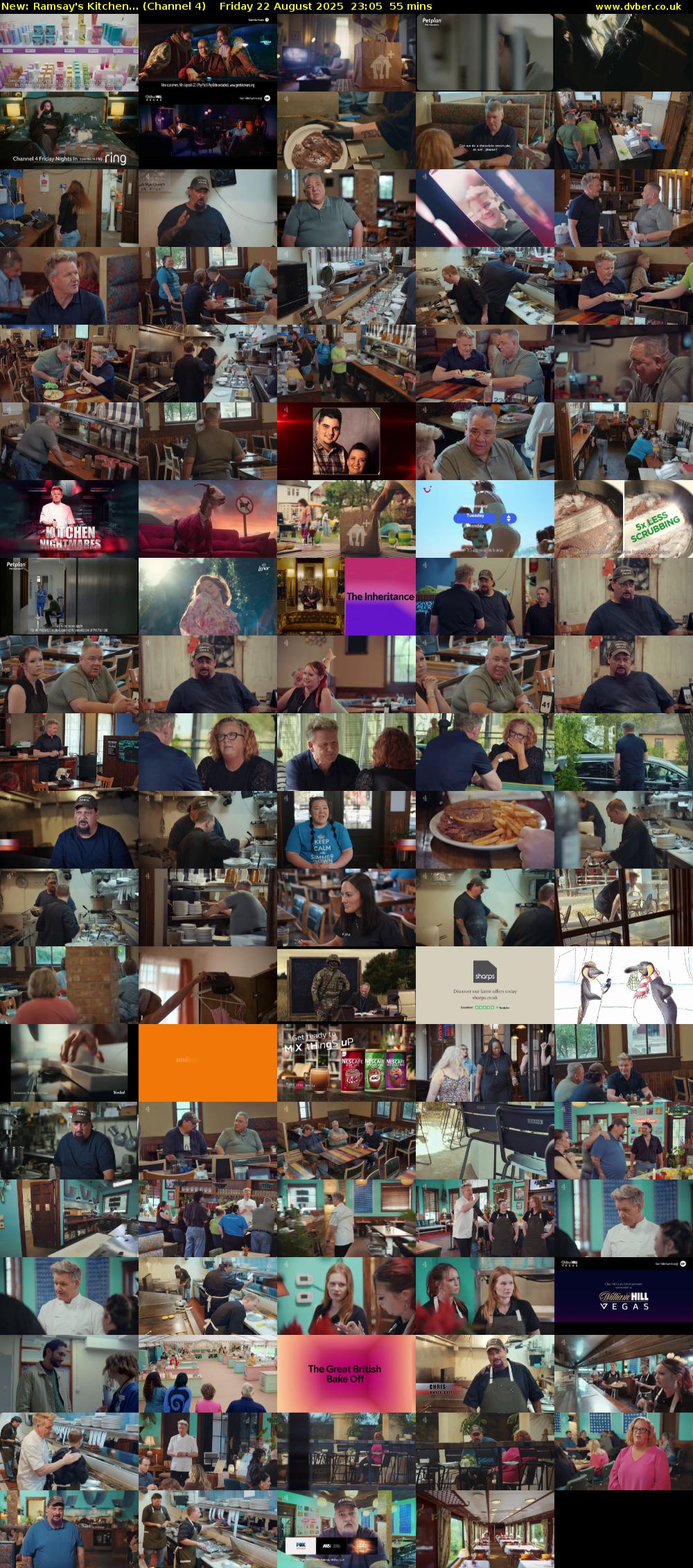 Ramsay's Kitchen... (Channel 4) Friday 22 August 2025 23:05 - 00:00