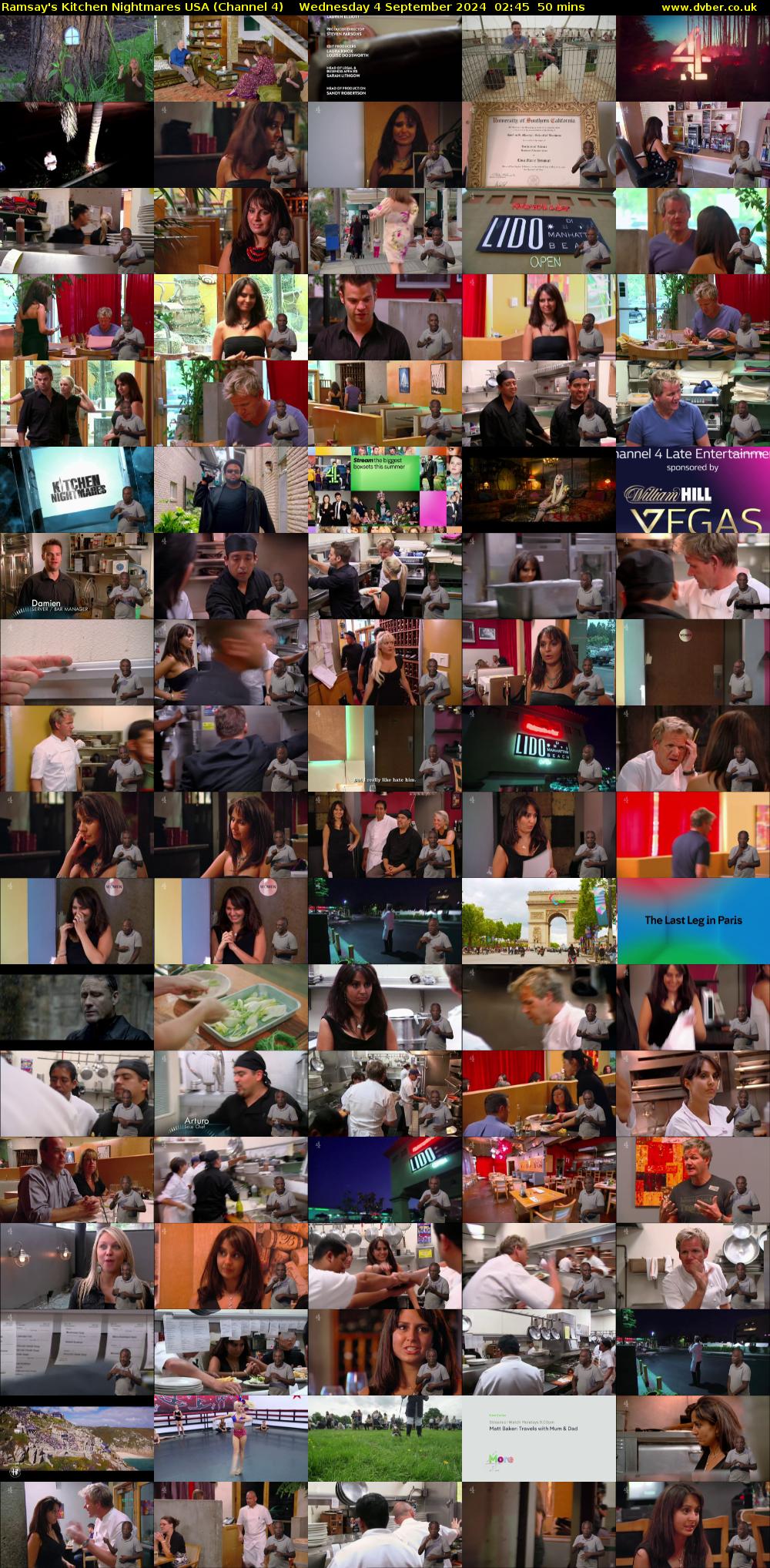Ramsay's Kitchen Nightmares USA (Channel 4) Wednesday 4 September 2024 02:45 - 03:35