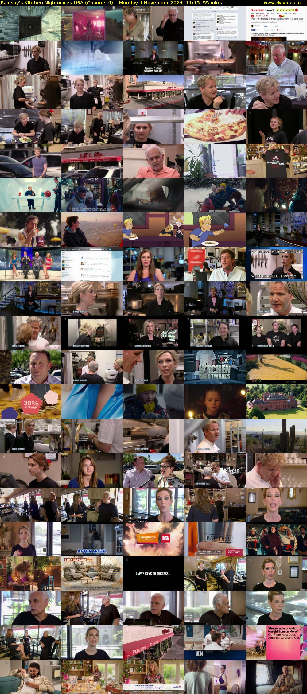 Ramsay's Kitchen Nightmares USA (Channel 4) Monday 4 November 2024 11:15 - 12:10