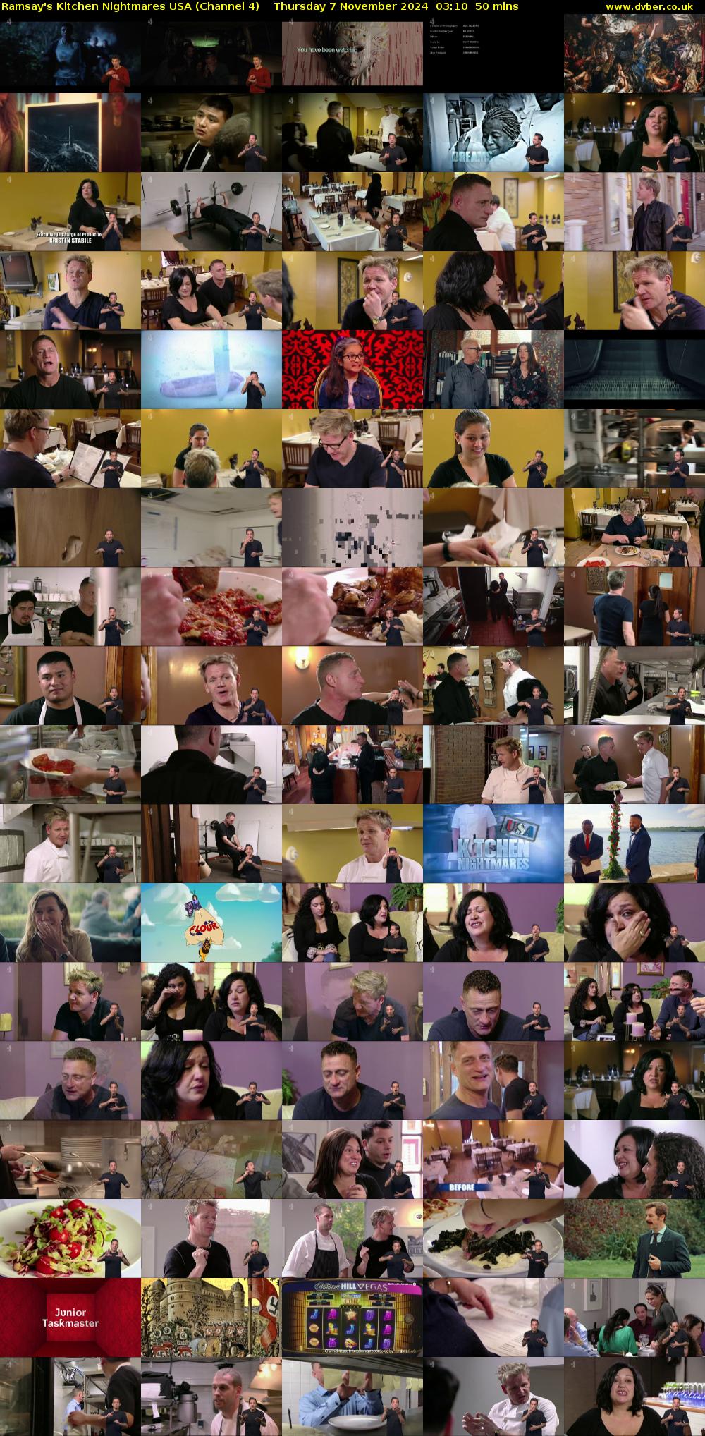 Ramsay's Kitchen Nightmares USA (Channel 4) Thursday 7 November 2024 03:10 - 04:00
