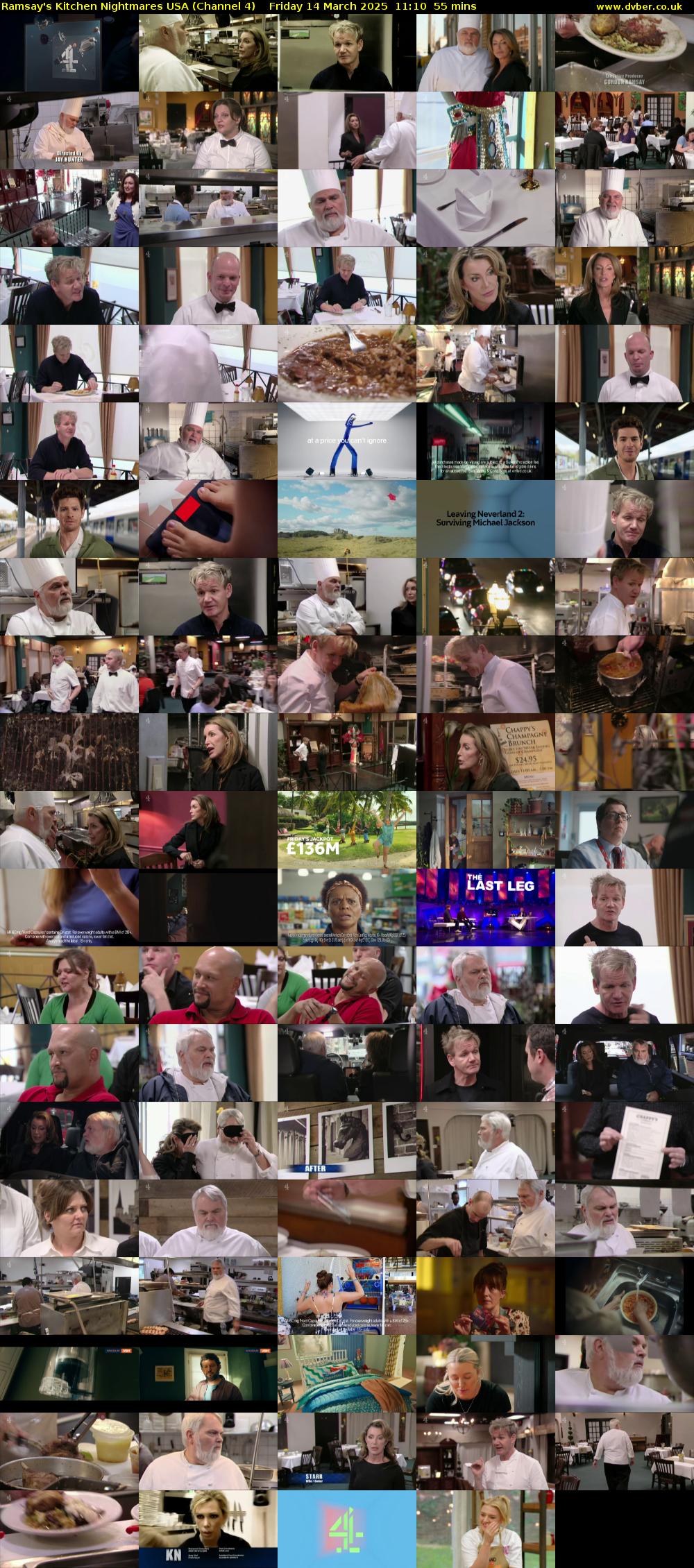 Ramsay's Kitchen Nightmares USA (Channel 4) Friday 14 March 2025 11:10 - 12:05