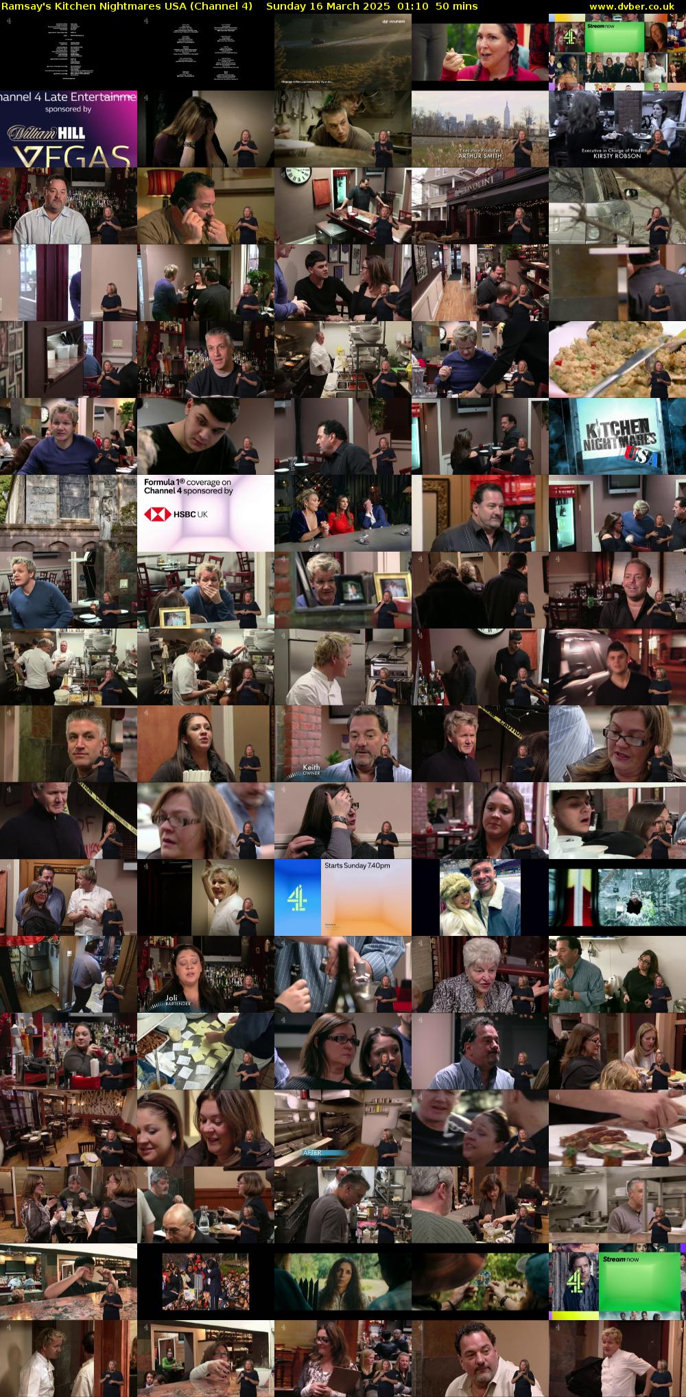 Ramsay's Kitchen Nightmares USA (Channel 4) Sunday 16 March 2025 01:10 - 02:00
