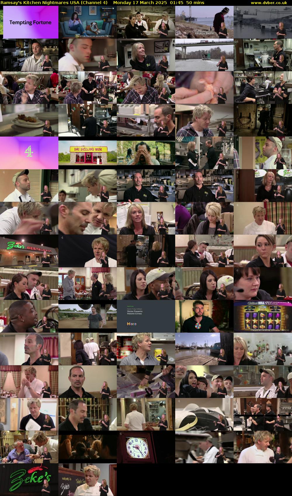 Ramsay's Kitchen Nightmares USA (Channel 4) Monday 17 March 2025 01:45 - 02:35