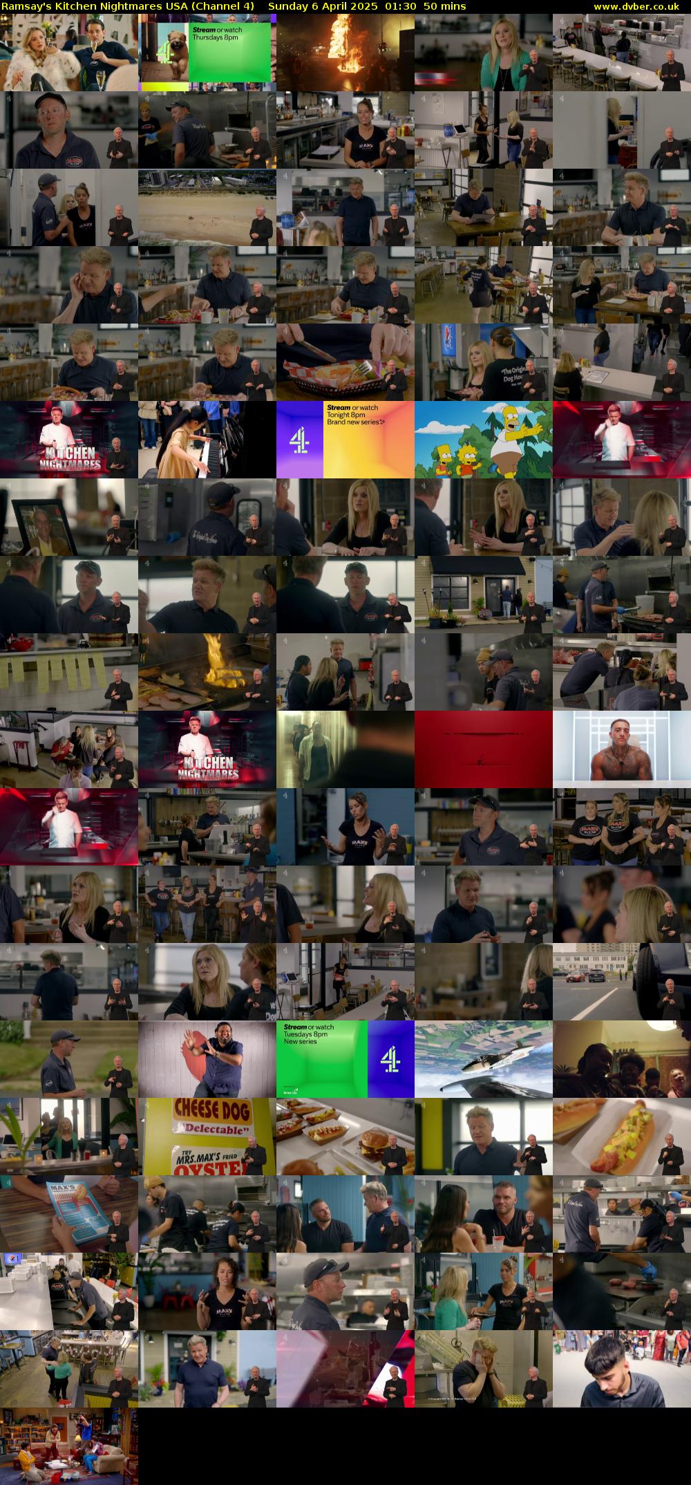 Ramsay's Kitchen Nightmares USA (Channel 4) Sunday 6 April 2025 01:30 - 02:20