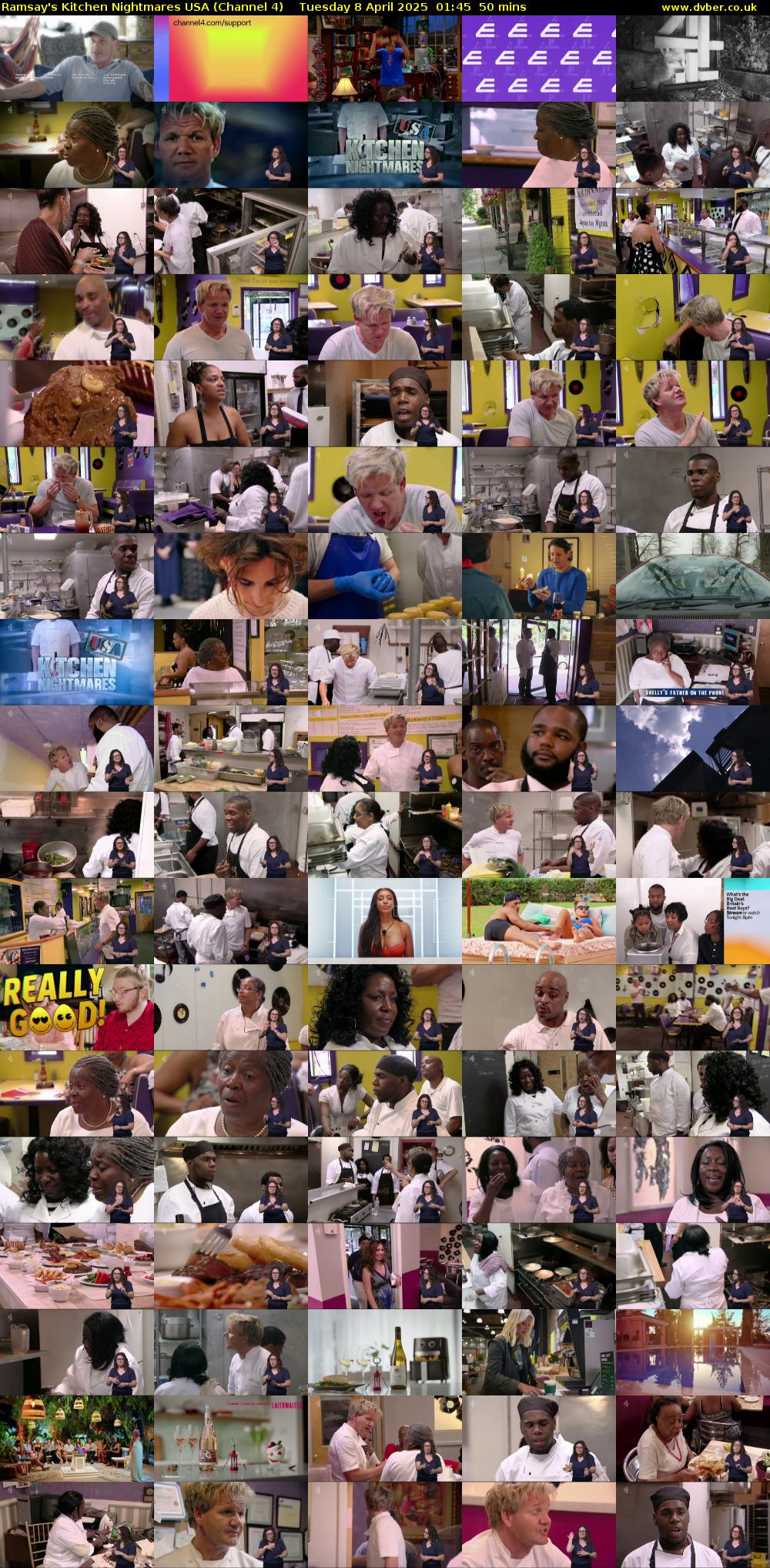Ramsay's Kitchen Nightmares USA (Channel 4) Tuesday 8 April 2025 01:45 - 02:35