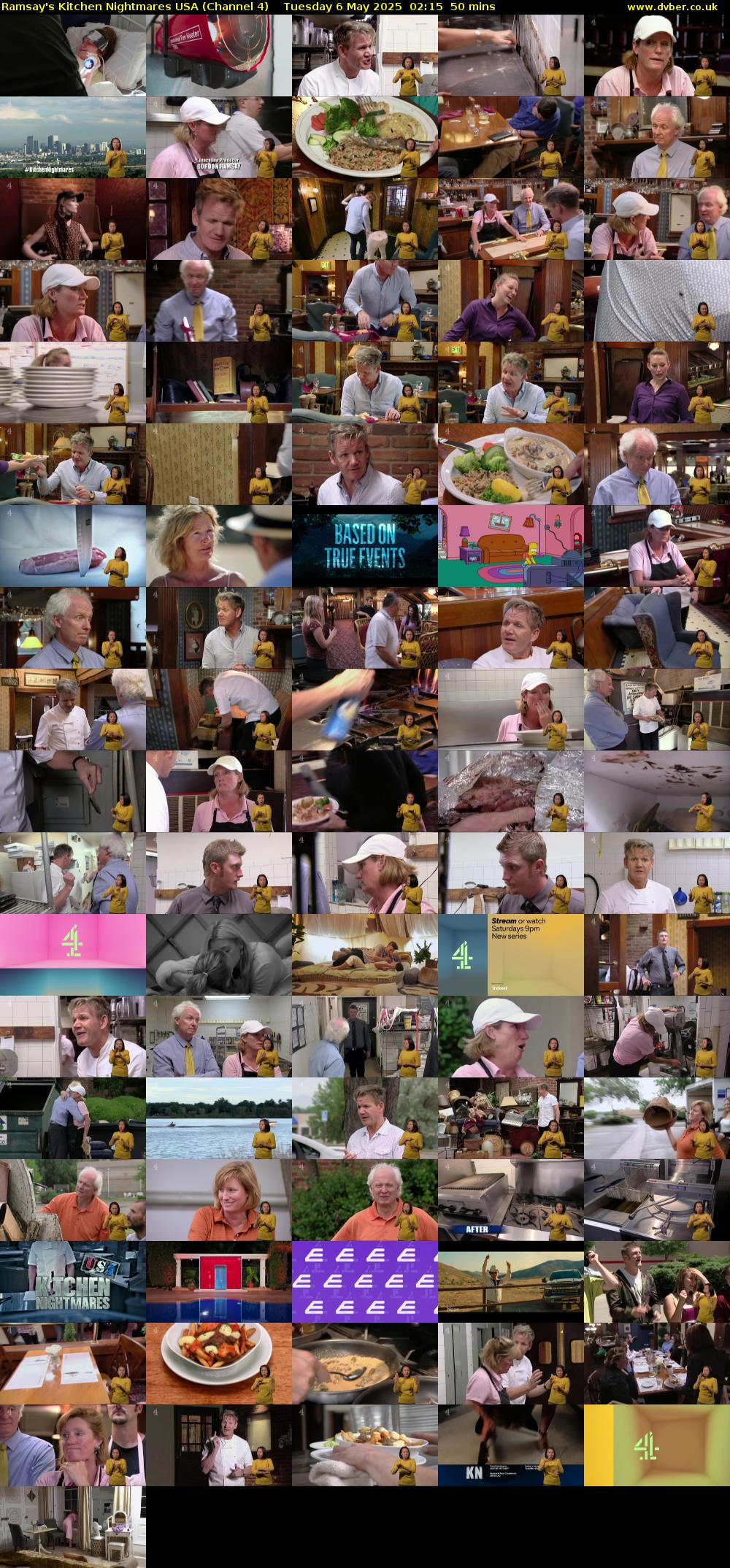 Ramsay's Kitchen Nightmares USA (Channel 4) Tuesday 6 May 2025 02:15 - 03:05