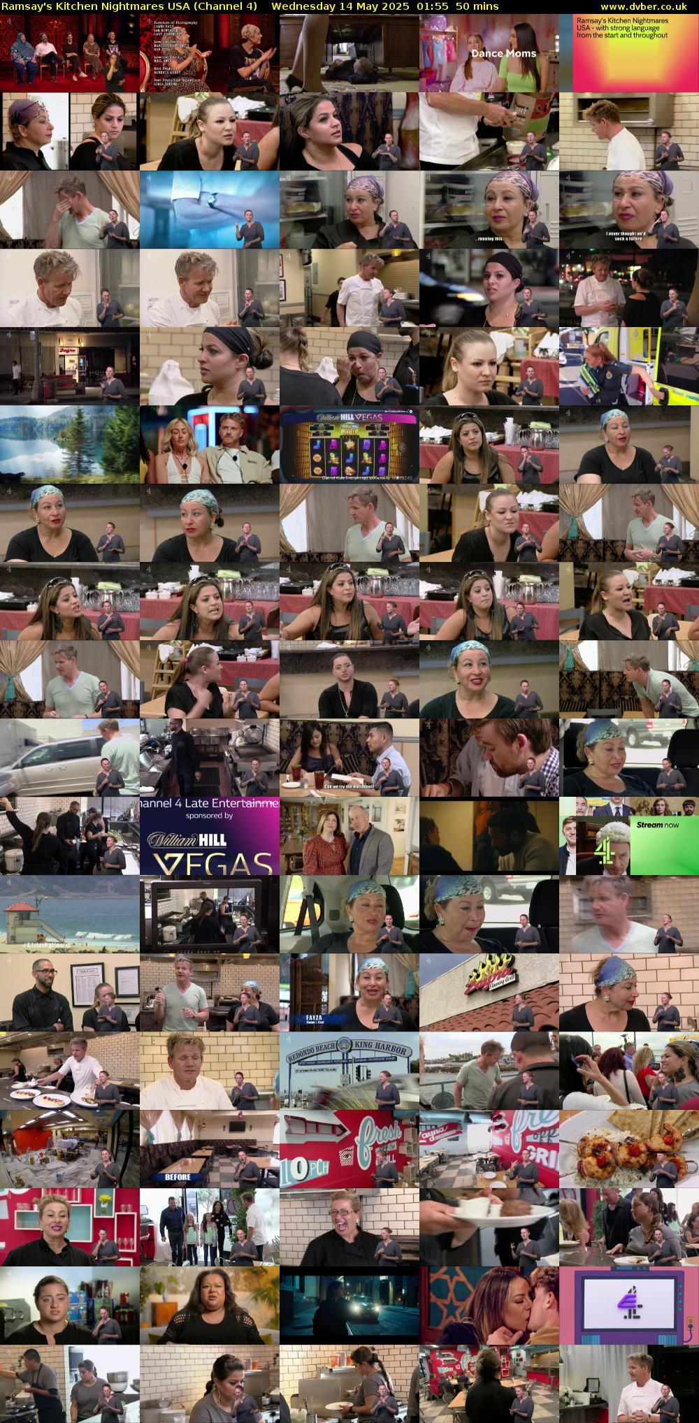 Ramsay's Kitchen Nightmares USA (Channel 4) Wednesday 14 May 2025 01:55 - 02:45