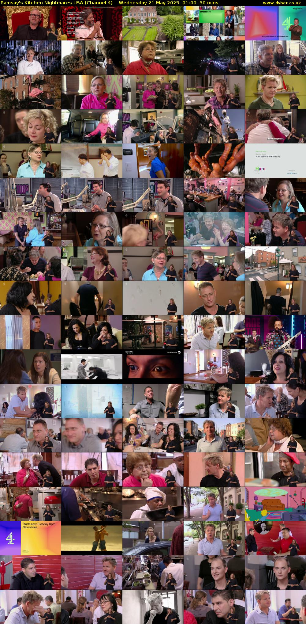 Ramsay's Kitchen Nightmares USA (Channel 4) Wednesday 21 May 2025 01:00 - 01:50
