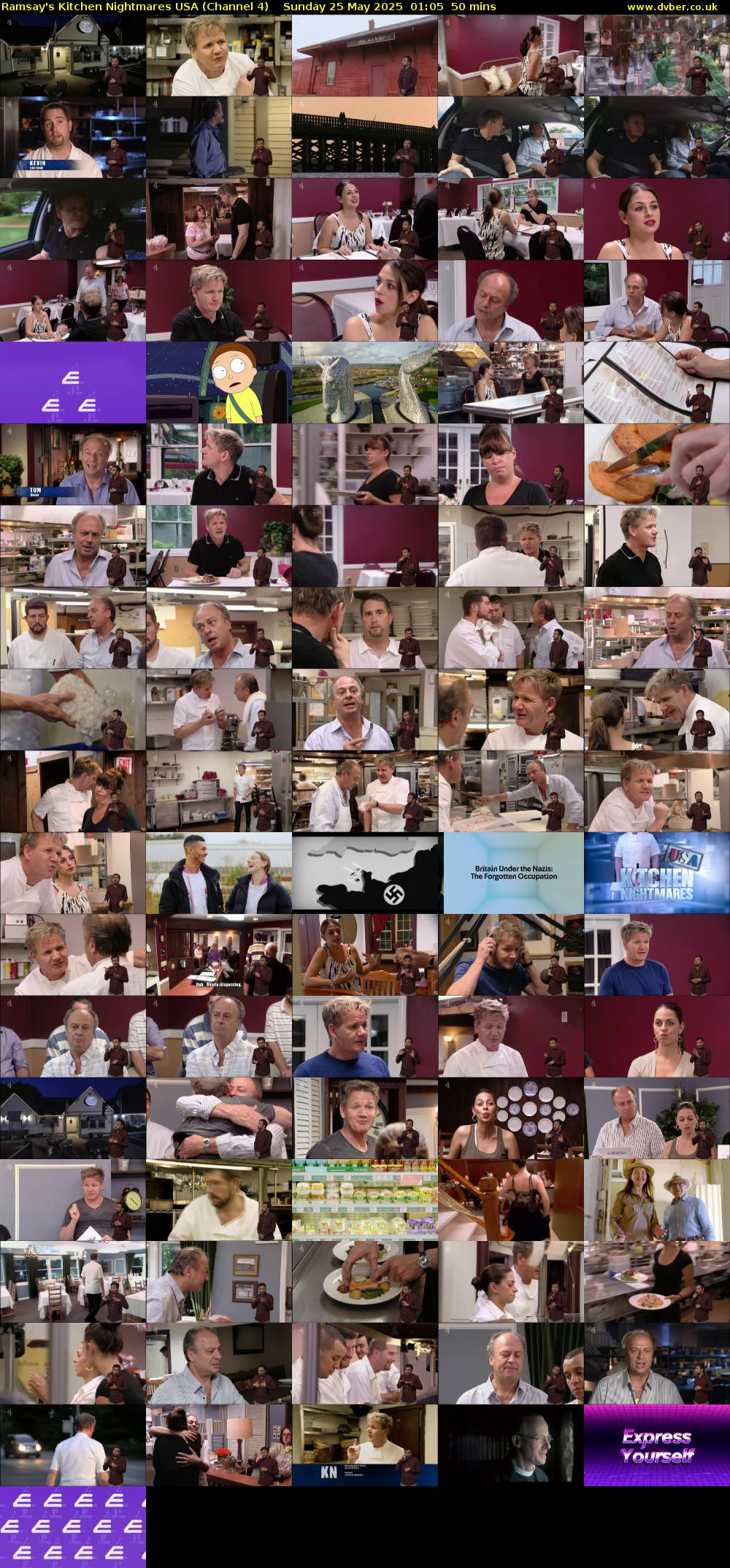 Ramsay's Kitchen Nightmares USA (Channel 4) Sunday 25 May 2025 01:05 - 01:55