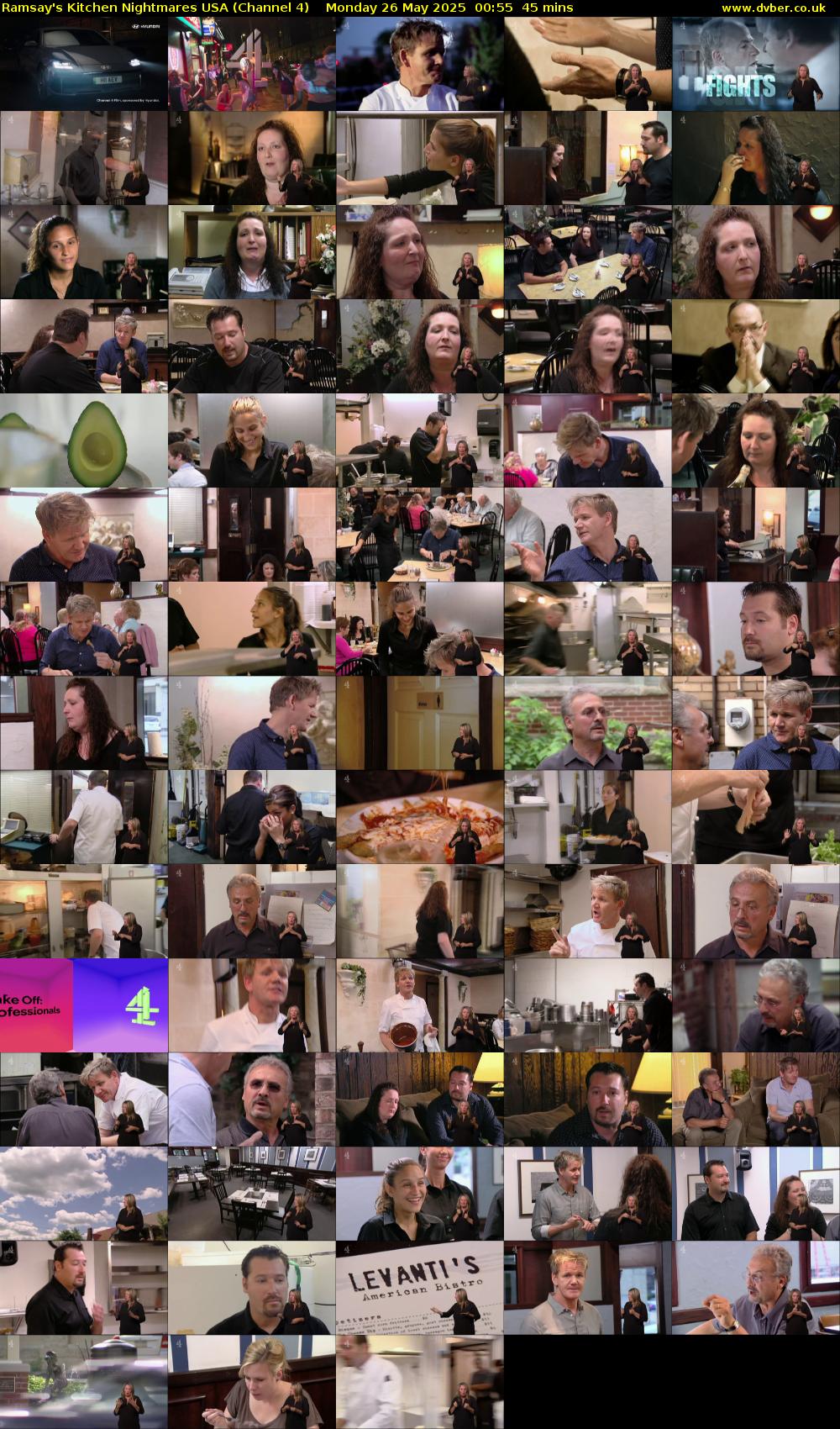 Ramsay's Kitchen Nightmares USA (Channel 4) Monday 26 May 2025 00:55 - 01:40