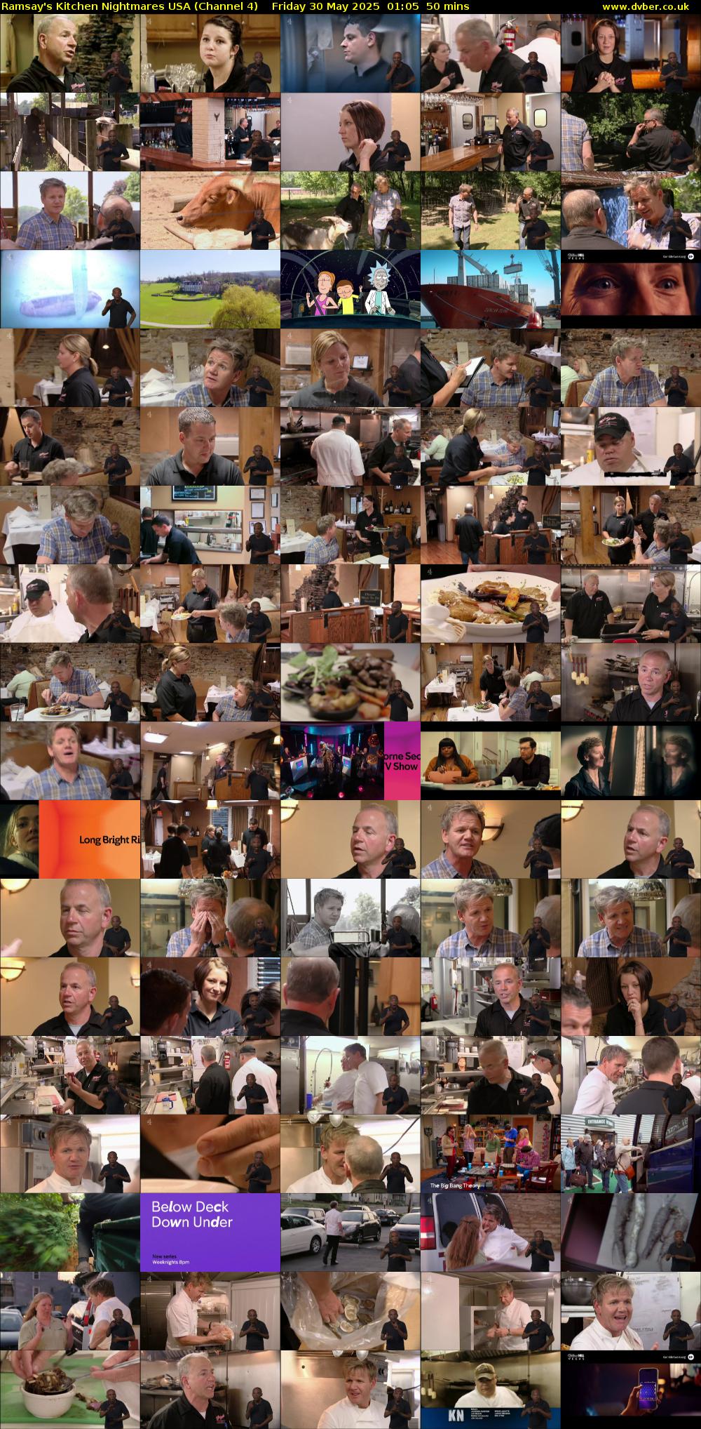 Ramsay's Kitchen Nightmares USA (Channel 4) Friday 30 May 2025 01:05 - 01:55