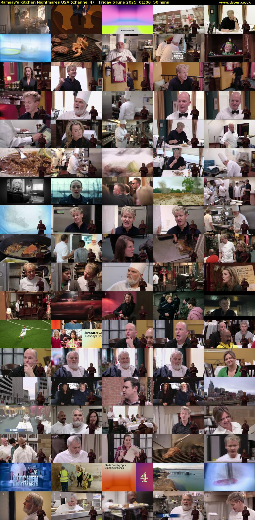 Ramsay's Kitchen Nightmares USA (Channel 4) Friday 6 June 2025 01:00 - 01:50
