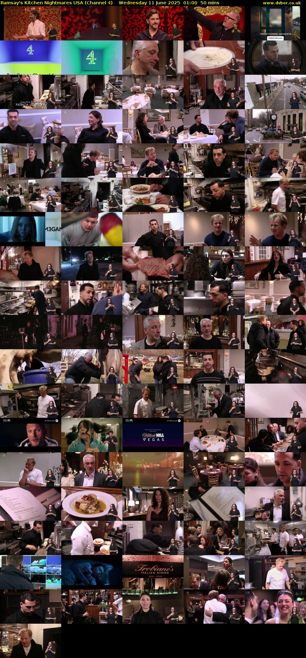 Ramsay's Kitchen Nightmares USA (Channel 4) Wednesday 11 June 2025 01:00 - 01:50