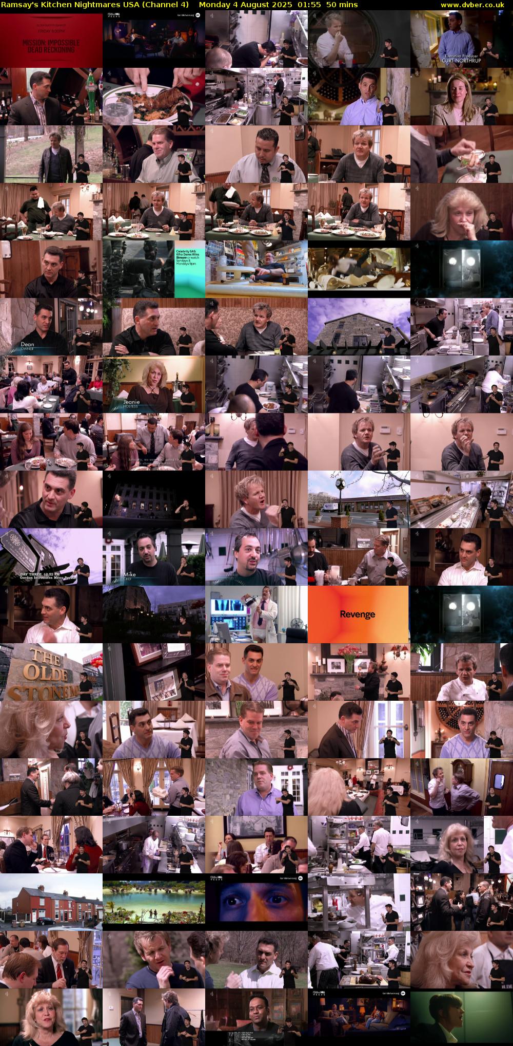 Ramsay's Kitchen Nightmares USA (Channel 4) Monday 4 August 2025 01:55 - 02:45