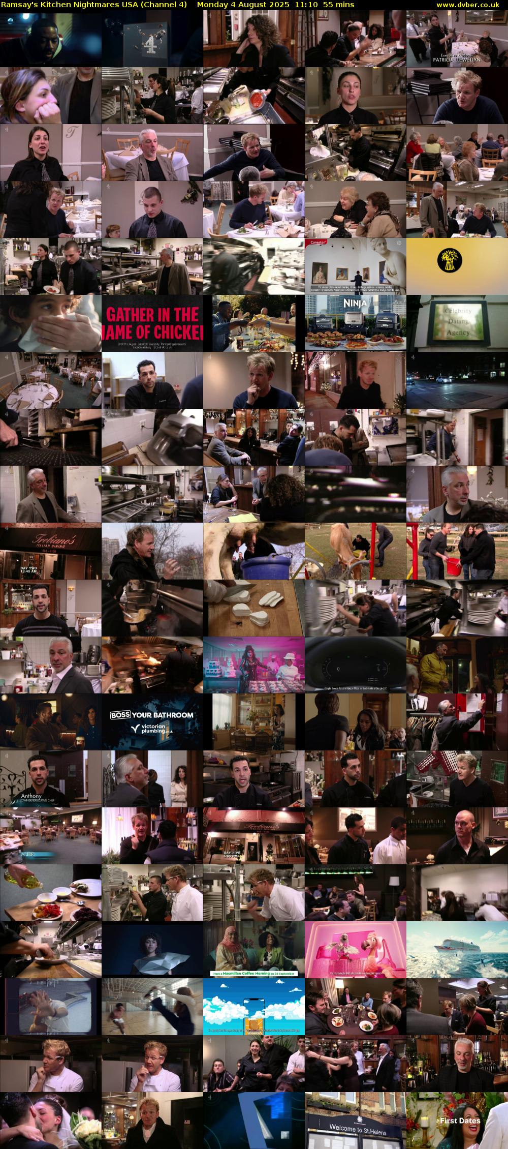Ramsay's Kitchen Nightmares USA (Channel 4) Monday 4 August 2025 11:10 - 12:05