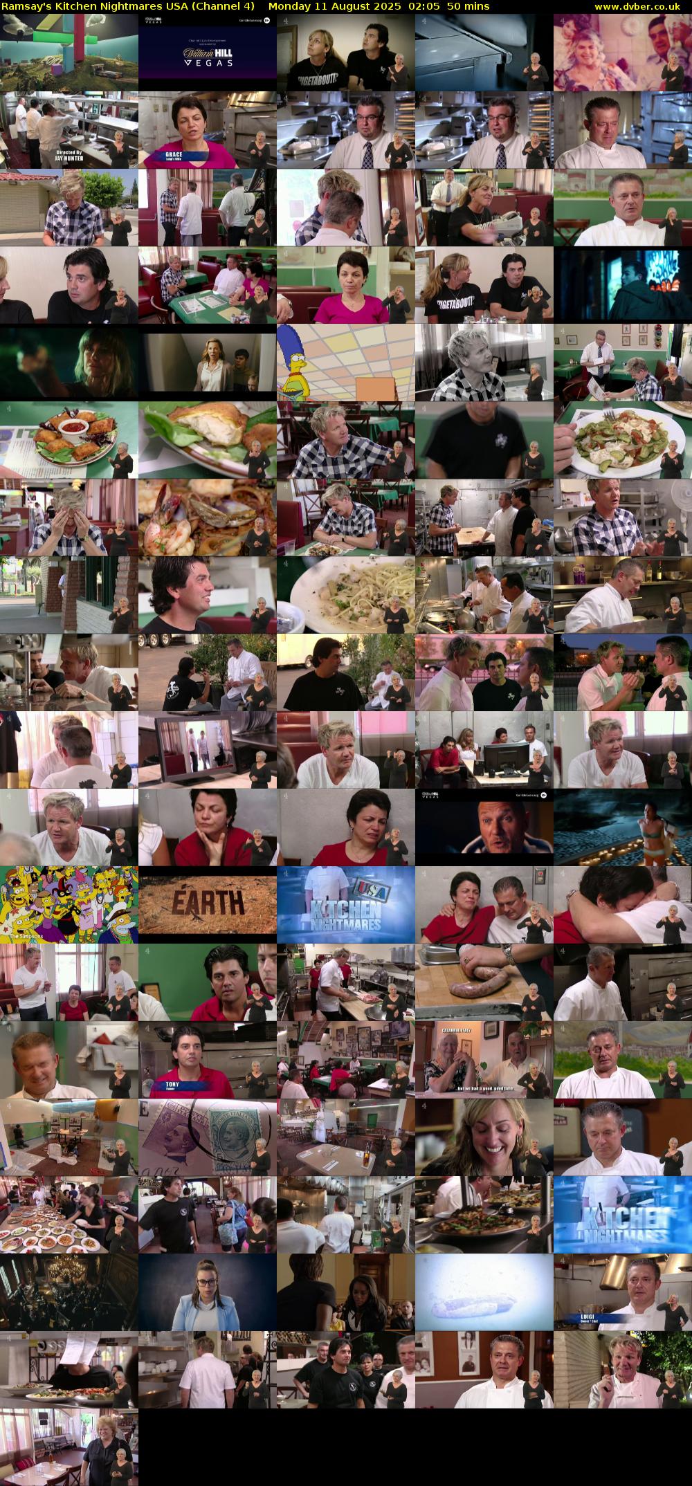 Ramsay's Kitchen Nightmares USA (Channel 4) Monday 11 August 2025 02:05 - 02:55
