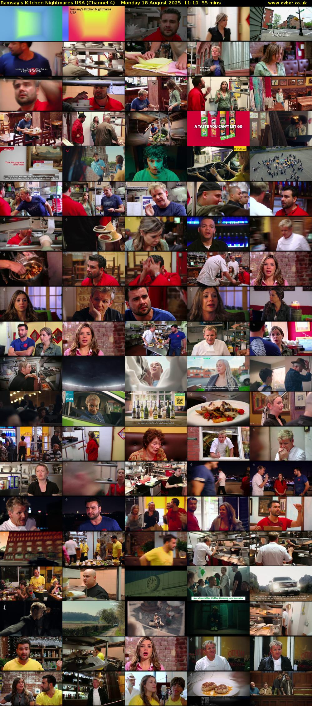 Ramsay's Kitchen Nightmares USA (Channel 4) Monday 18 August 2025 11:10 - 12:05