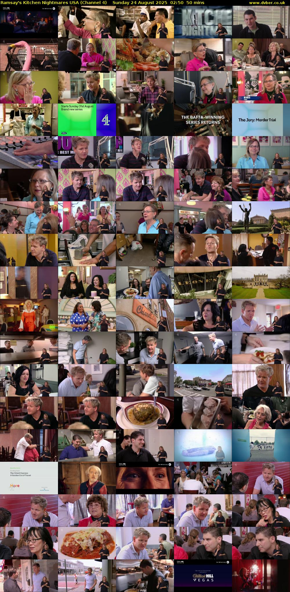 Ramsay's Kitchen Nightmares USA (Channel 4) Sunday 24 August 2025 02:50 - 03:40