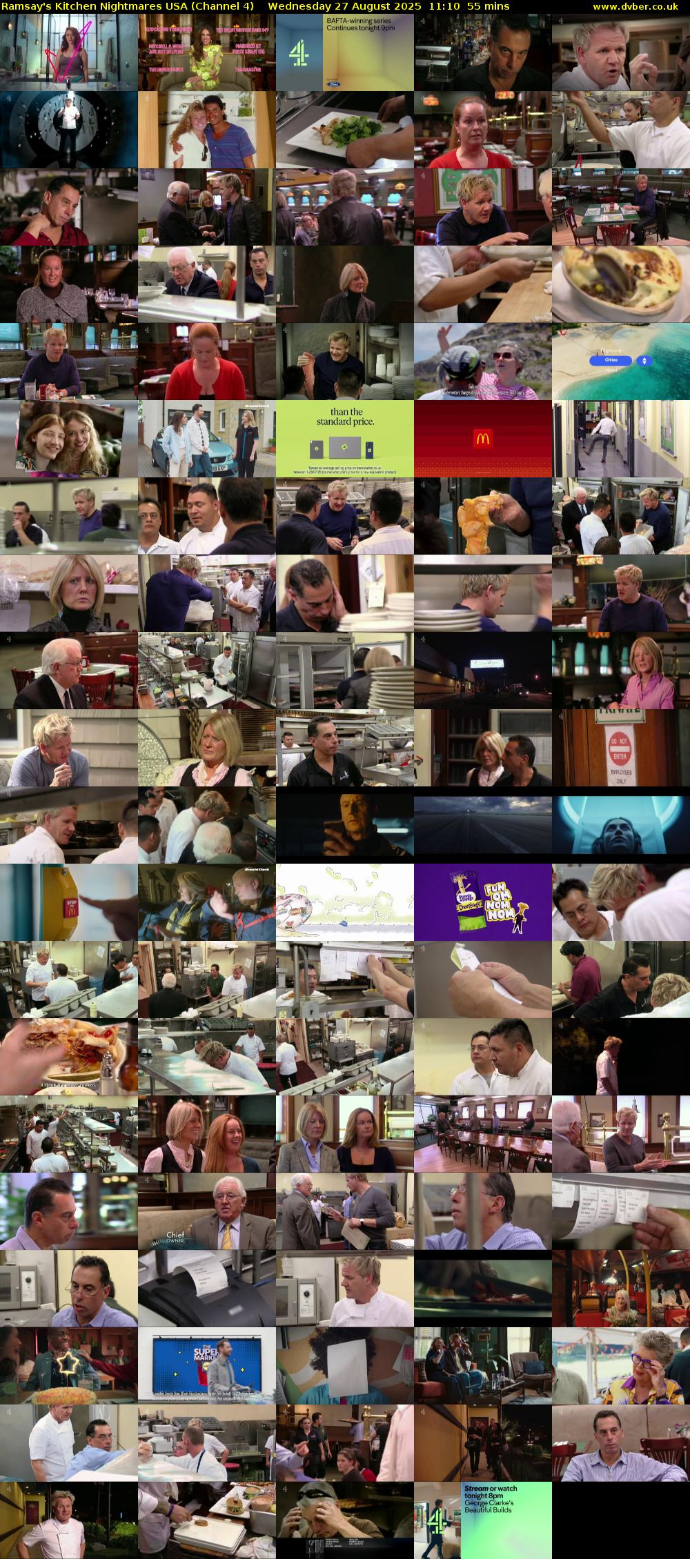 Ramsay's Kitchen Nightmares USA (Channel 4) Wednesday 27 August 2025 11:10 - 12:05