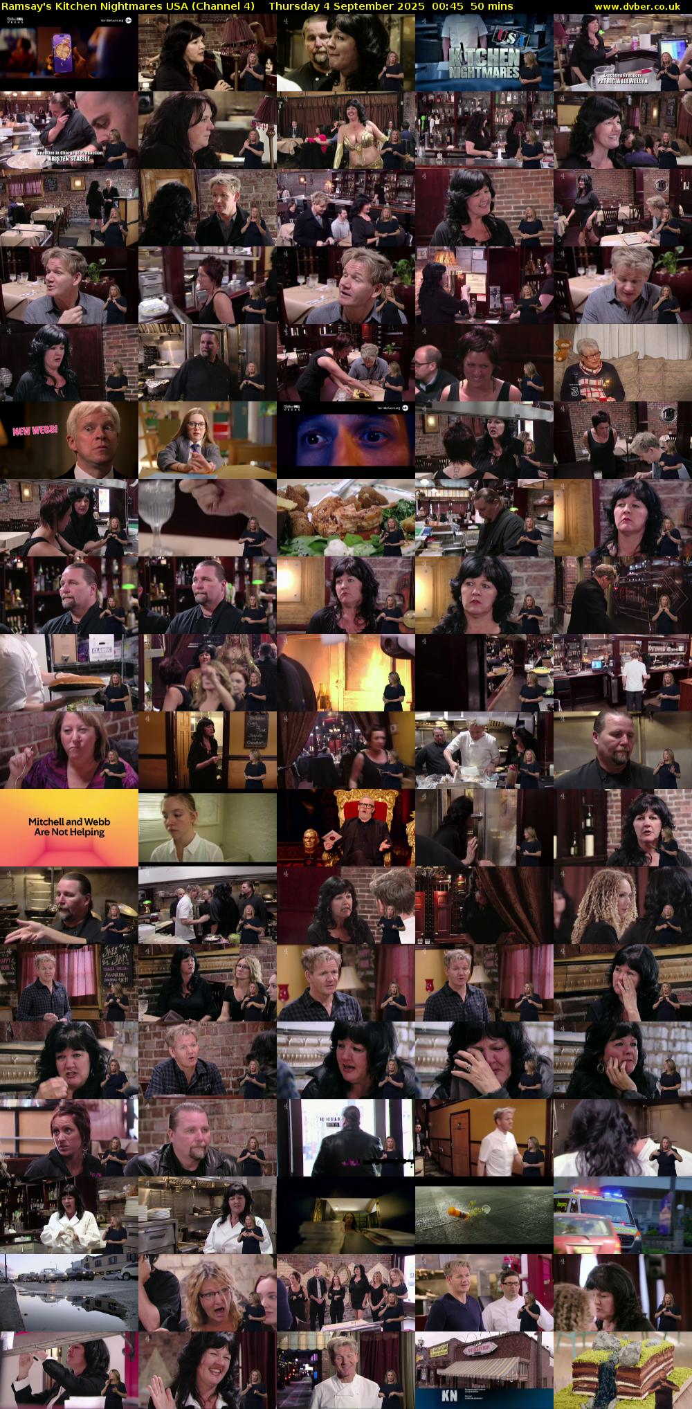 Ramsay's Kitchen Nightmares USA (Channel 4) Thursday 4 September 2025 00:45 - 01:35
