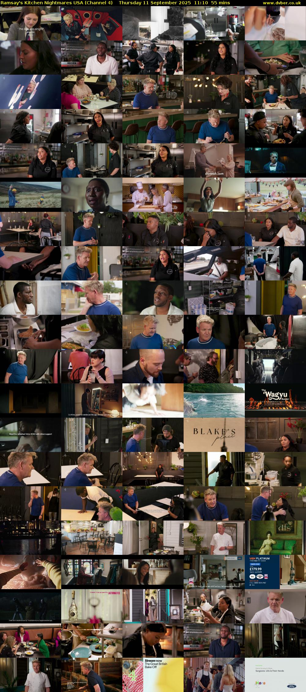 Ramsay's Kitchen Nightmares USA (Channel 4) Thursday 11 September 2025 11:10 - 12:05