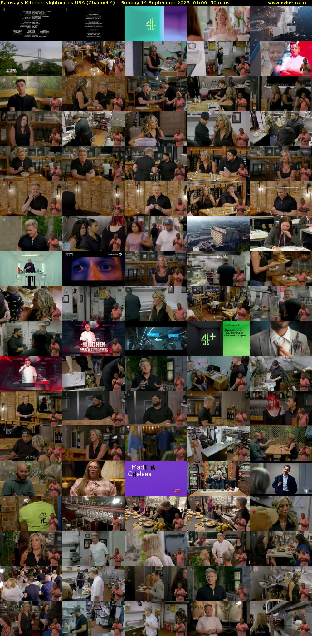 Ramsay's Kitchen Nightmares USA (Channel 4) Sunday 14 September 2025 01:00 - 01:50