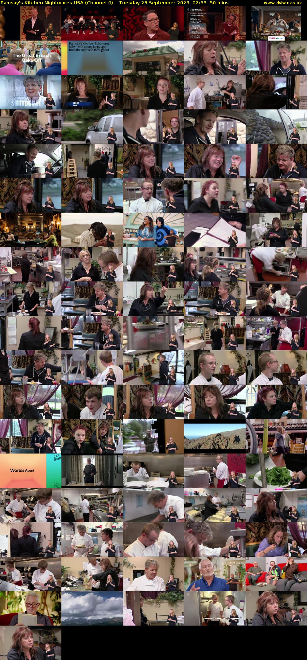 Ramsay's Kitchen Nightmares USA (Channel 4) Tuesday 23 September 2025 02:55 - 03:45