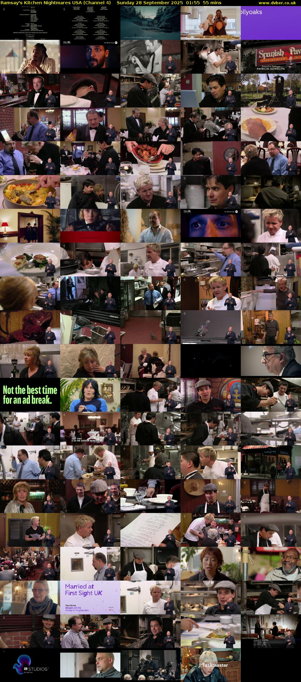Ramsay's Kitchen Nightmares USA (Channel 4) Sunday 28 September 2025 01:55 - 02:50