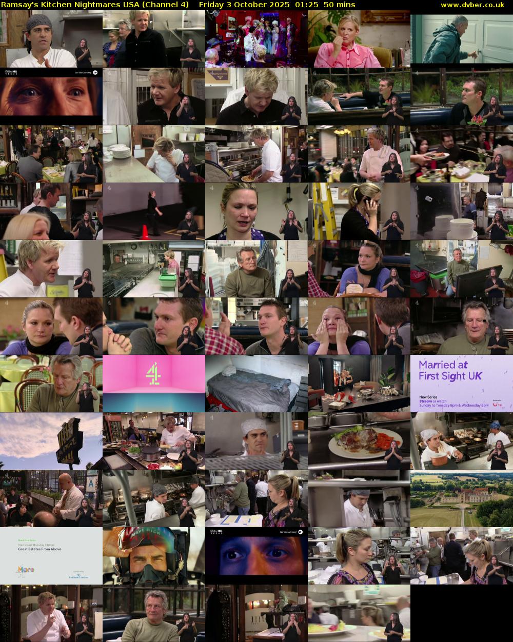 Ramsay's Kitchen Nightmares USA (Channel 4) Friday 3 October 2025 01:25 - 02:15