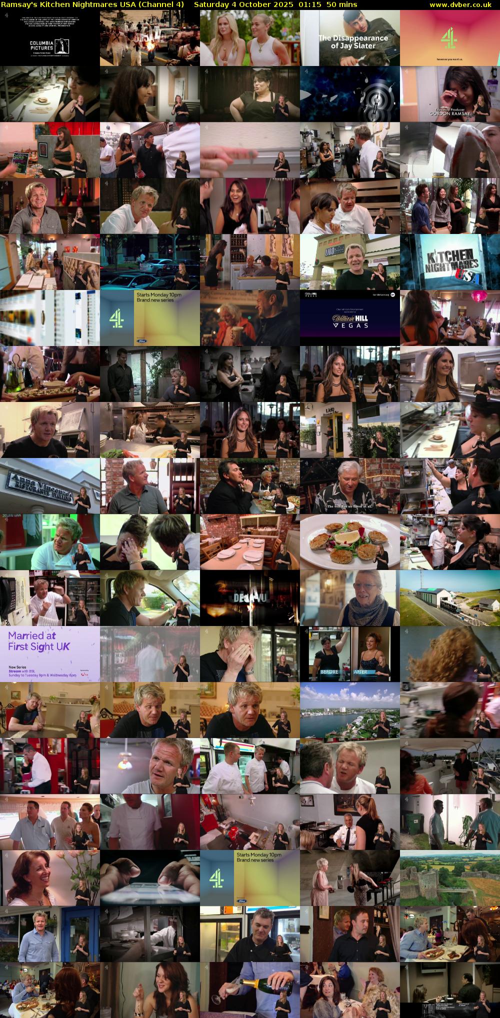 Ramsay's Kitchen Nightmares USA (Channel 4) Saturday 4 October 2025 01:15 - 02:05