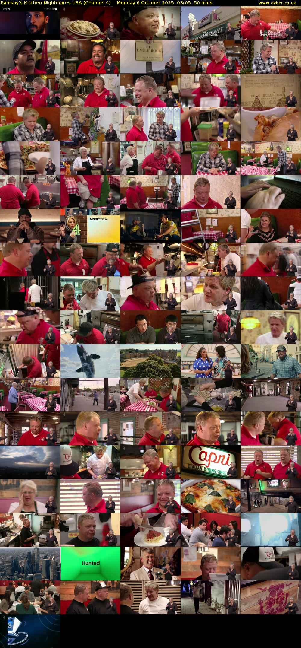 Ramsay's Kitchen Nightmares USA (Channel 4) Monday 6 October 2025 03:05 - 03:55