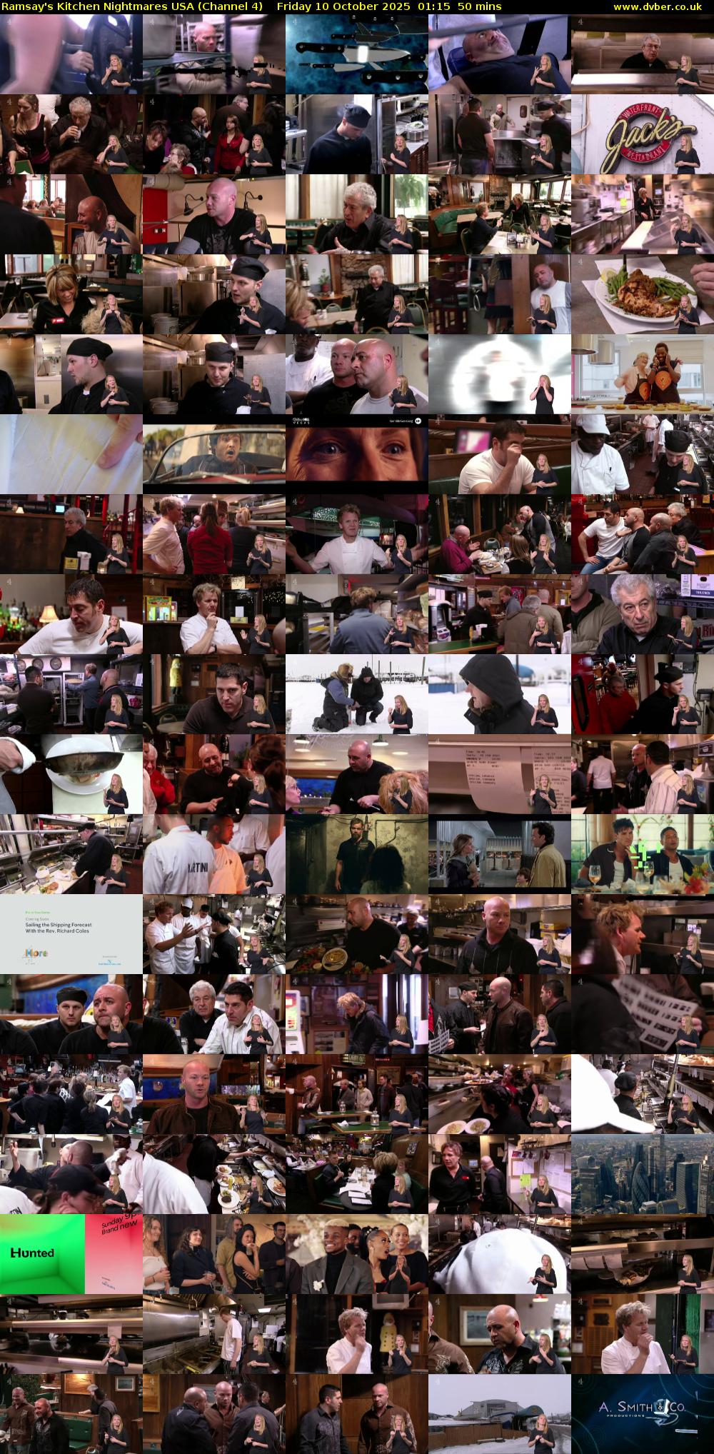 Ramsay's Kitchen Nightmares USA (Channel 4) Friday 10 October 2025 01:15 - 02:05
