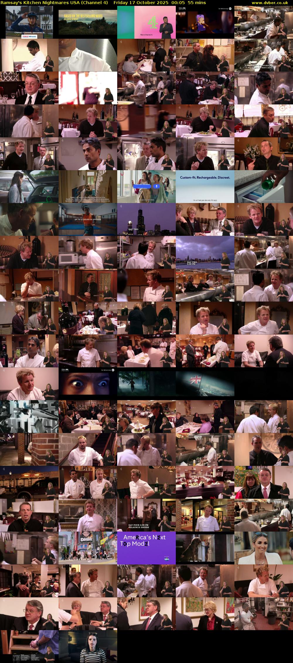 Ramsay's Kitchen Nightmares USA (Channel 4) Friday 17 October 2025 00:05 - 01:00