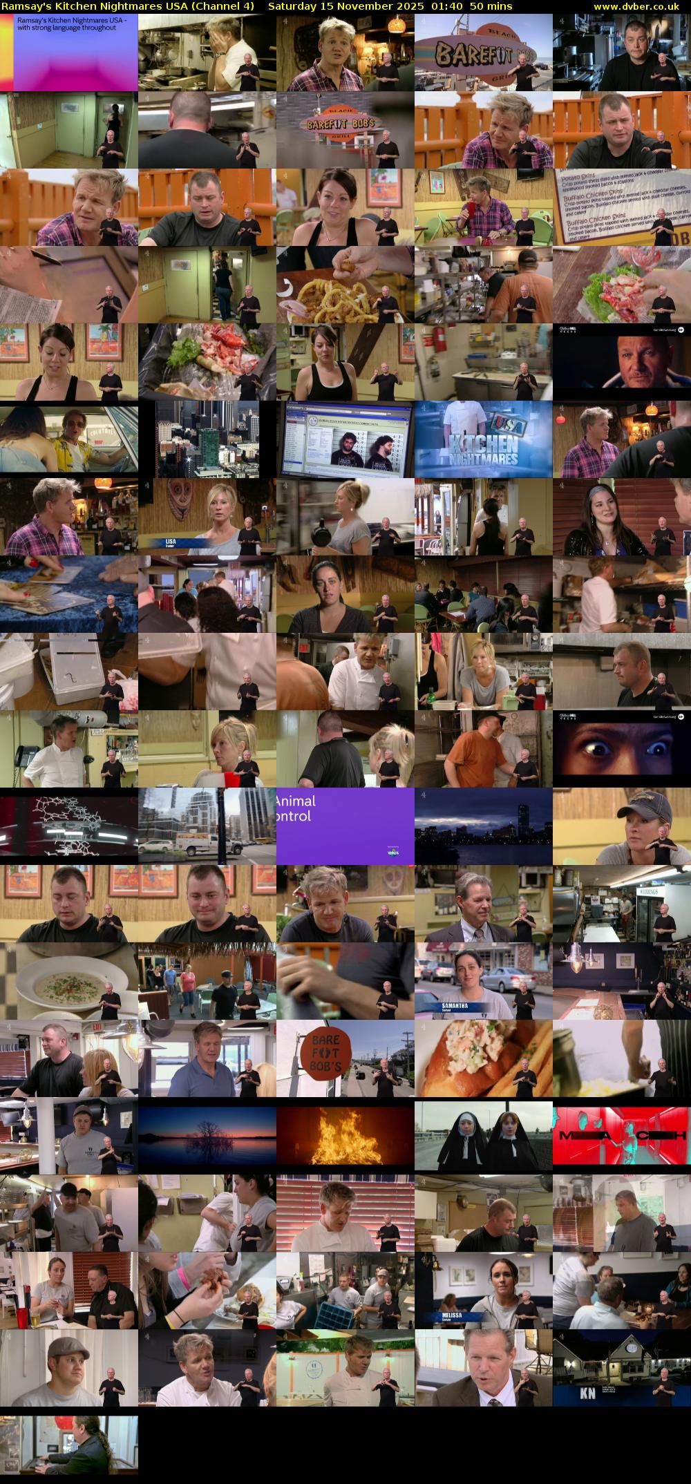 Ramsay's Kitchen Nightmares USA (Channel 4) Saturday 15 November 2025 01:40 - 02:30