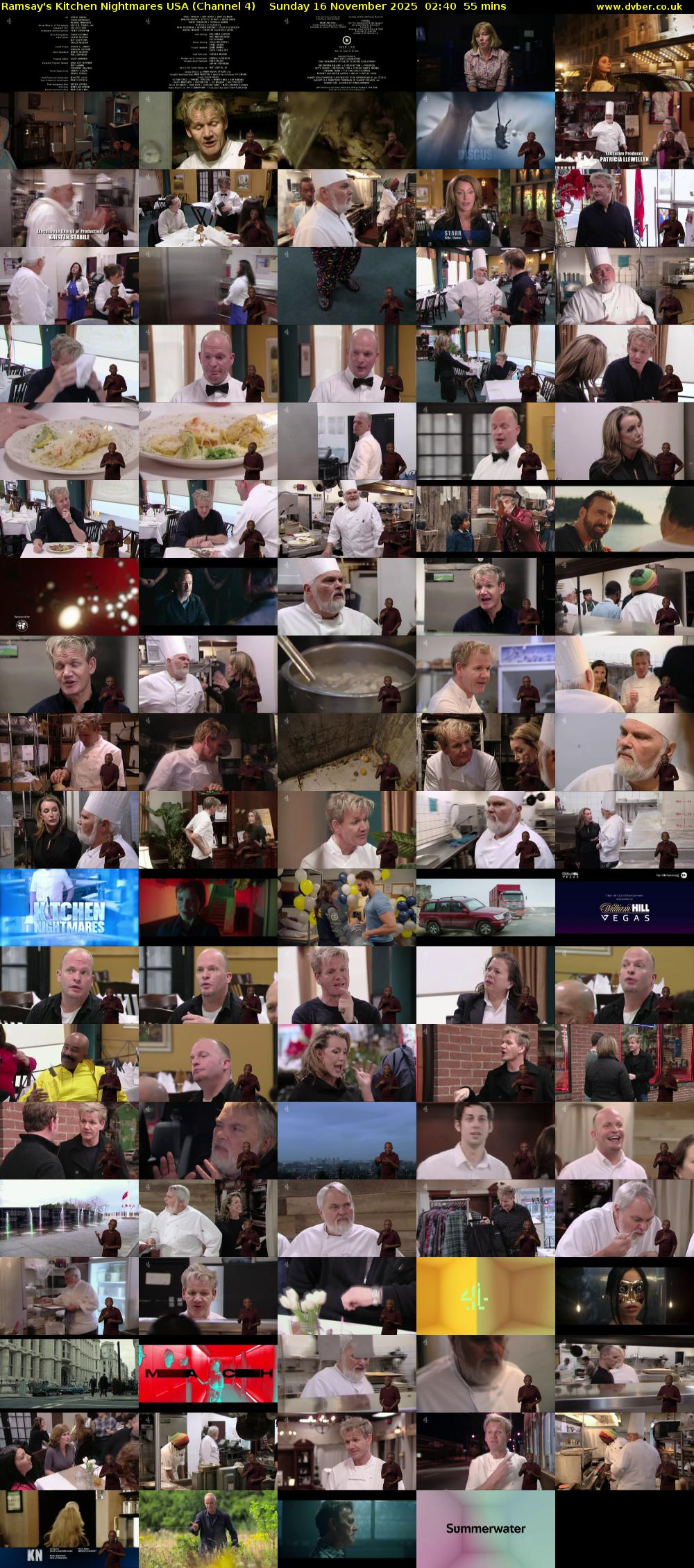 Ramsay's Kitchen Nightmares USA (Channel 4) Sunday 16 November 2025 02:40 - 03:35