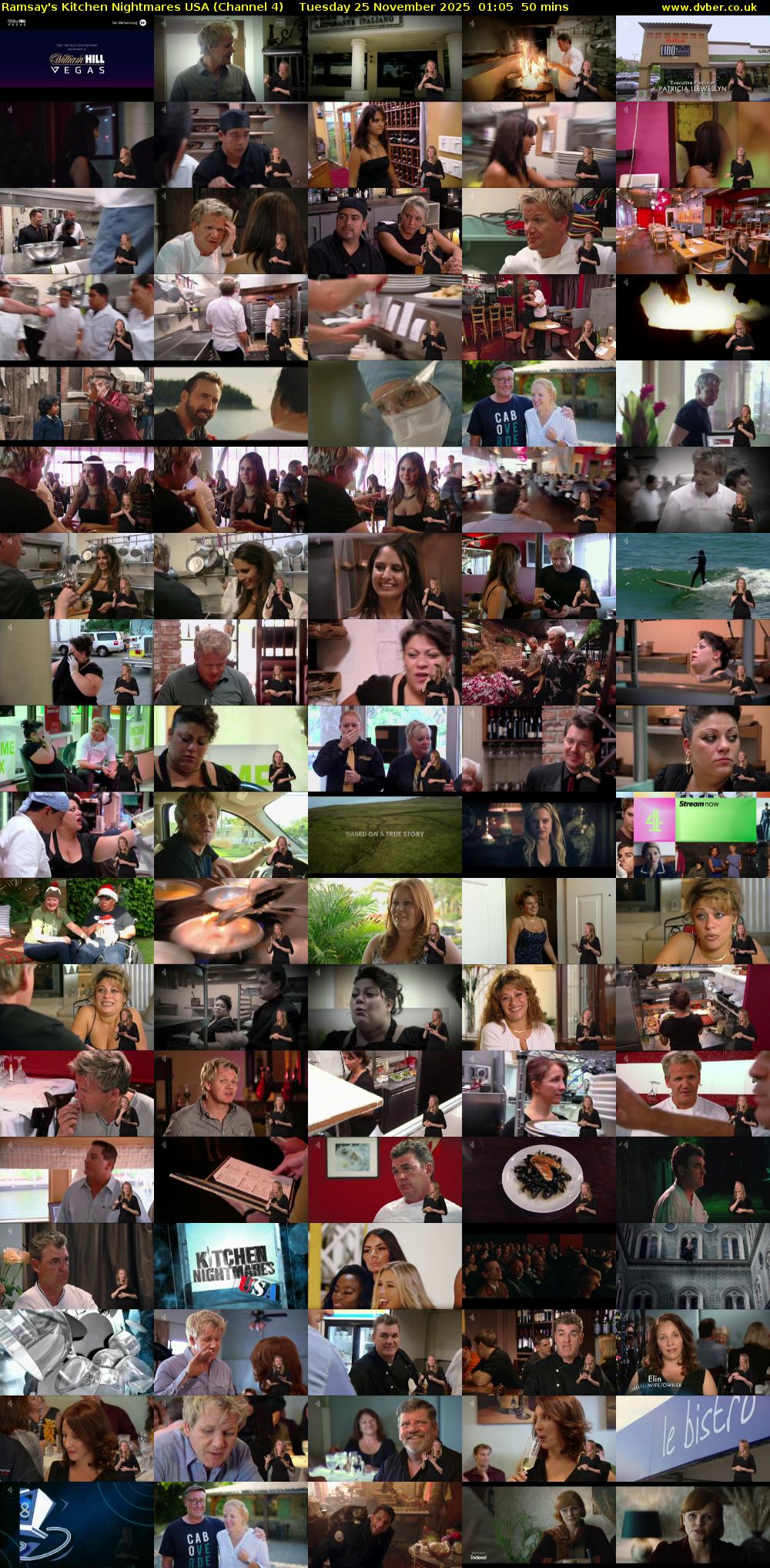 Ramsay's Kitchen Nightmares USA (Channel 4) Tuesday 25 November 2025 01:05 - 01:55