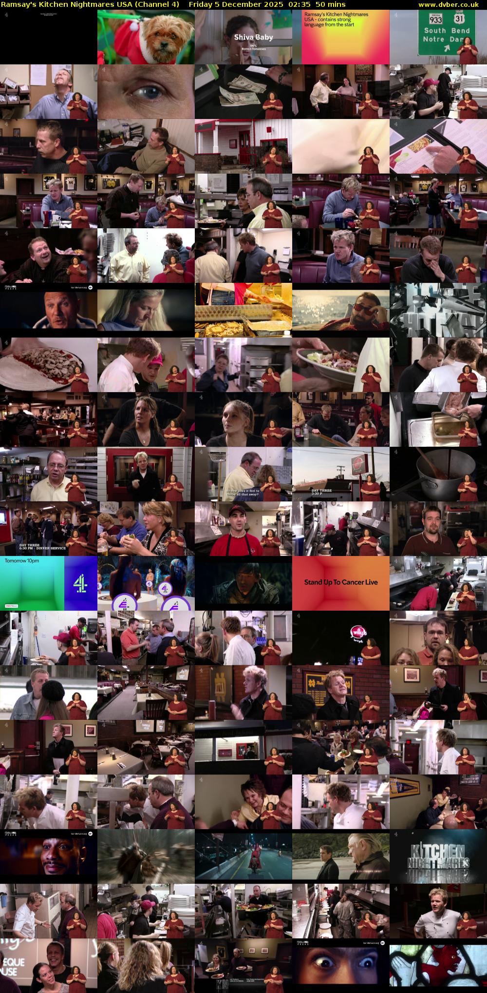Ramsay's Kitchen Nightmares USA (Channel 4) Friday 5 December 2025 02:35 - 03:25