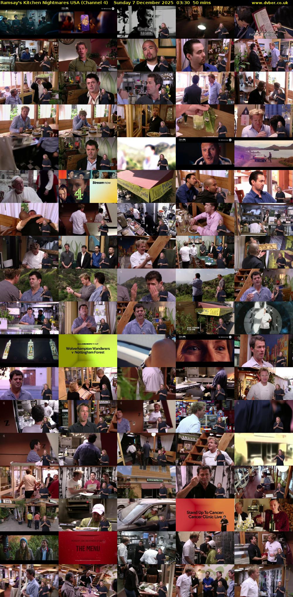 Ramsay's Kitchen Nightmares USA (Channel 4) Sunday 7 December 2025 03:30 - 04:20