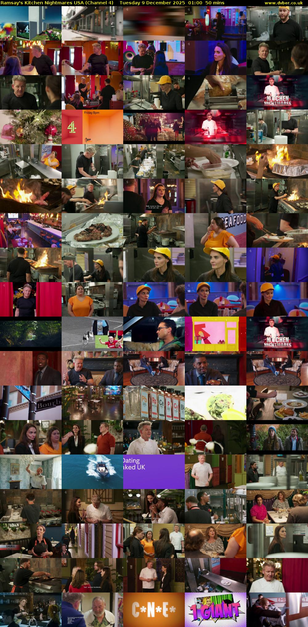 Ramsay's Kitchen Nightmares USA (Channel 4) Tuesday 9 December 2025 01:00 - 01:50