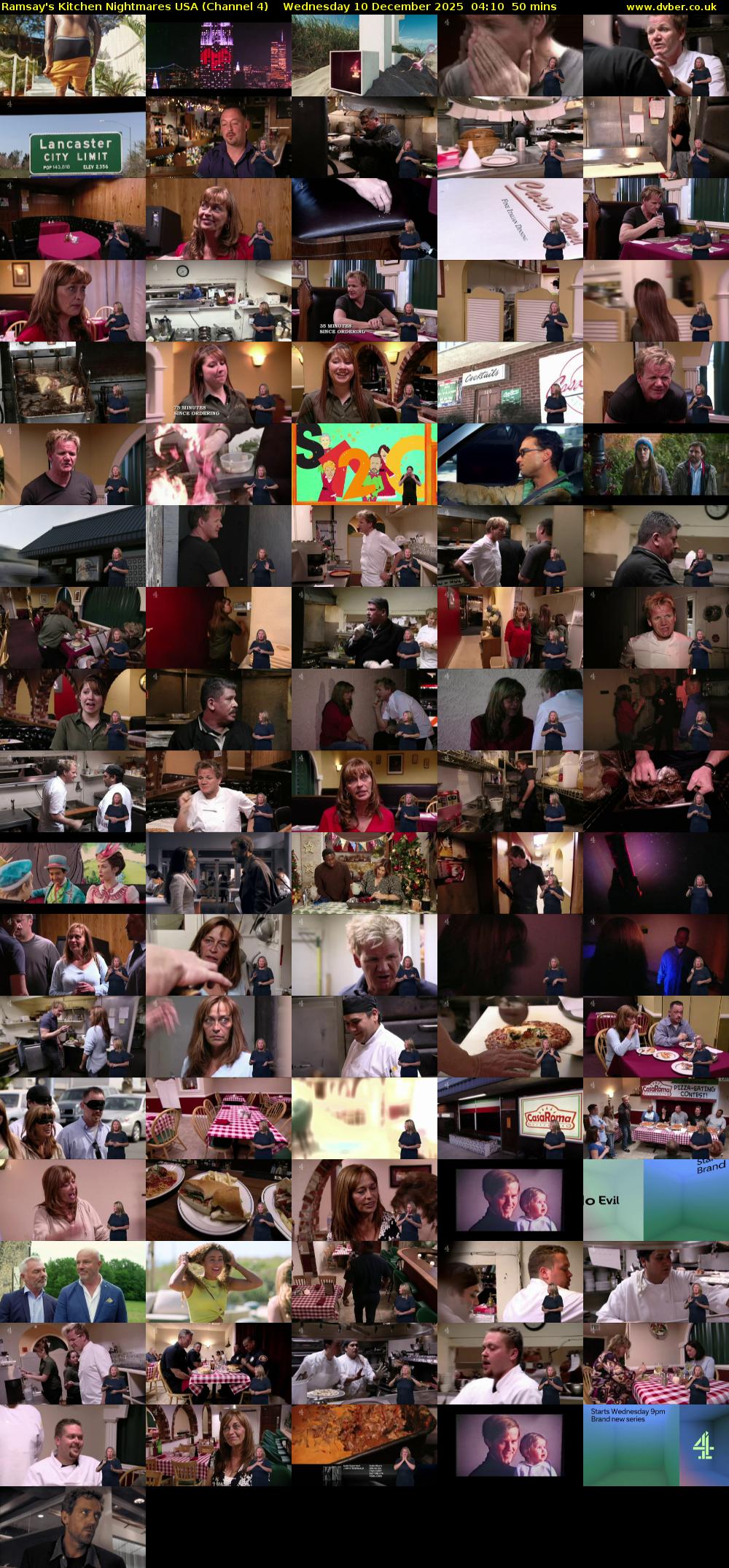 Ramsay's Kitchen Nightmares USA (Channel 4) Wednesday 10 December 2025 04:10 - 05:00