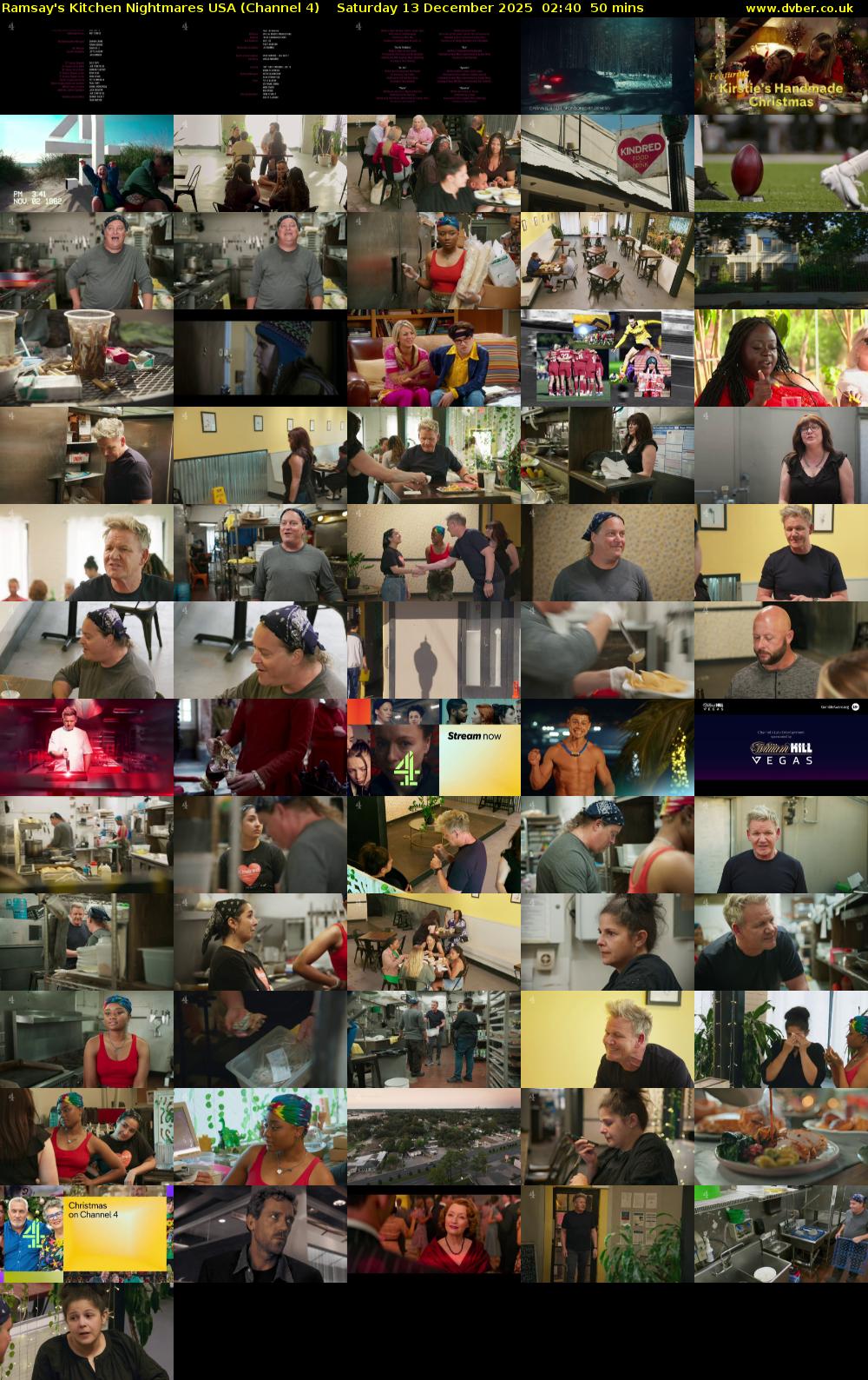Ramsay's Kitchen Nightmares USA (Channel 4) Saturday 13 December 2025 02:40 - 03:30