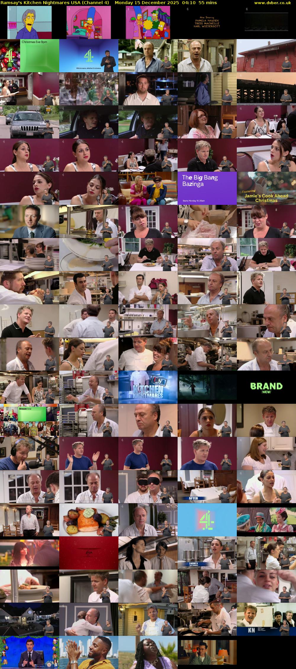 Ramsay's Kitchen Nightmares USA (Channel 4) Monday 15 December 2025 04:10 - 05:05