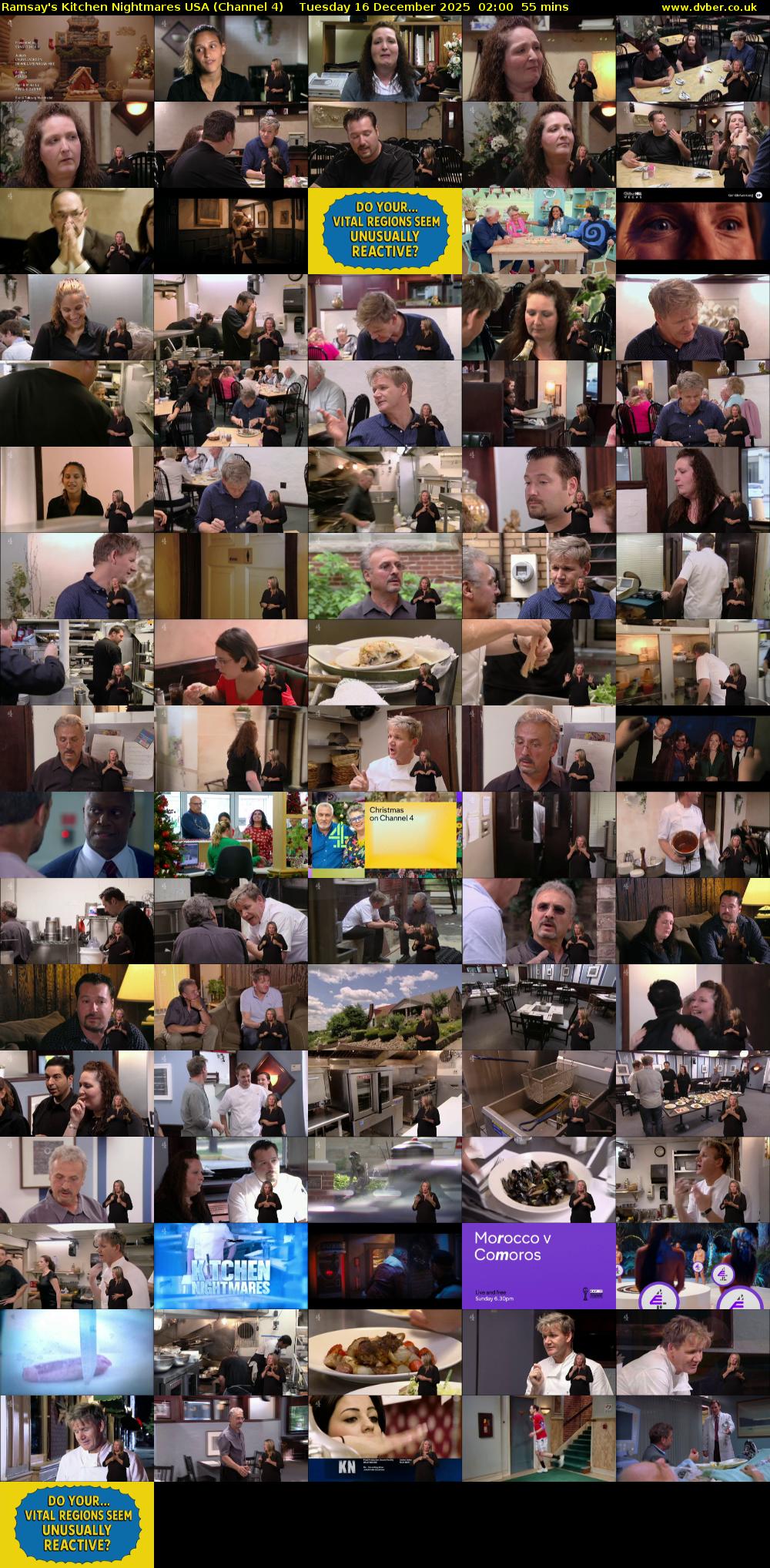 Ramsay's Kitchen Nightmares USA (Channel 4) Tuesday 16 December 2025 02:00 - 02:55