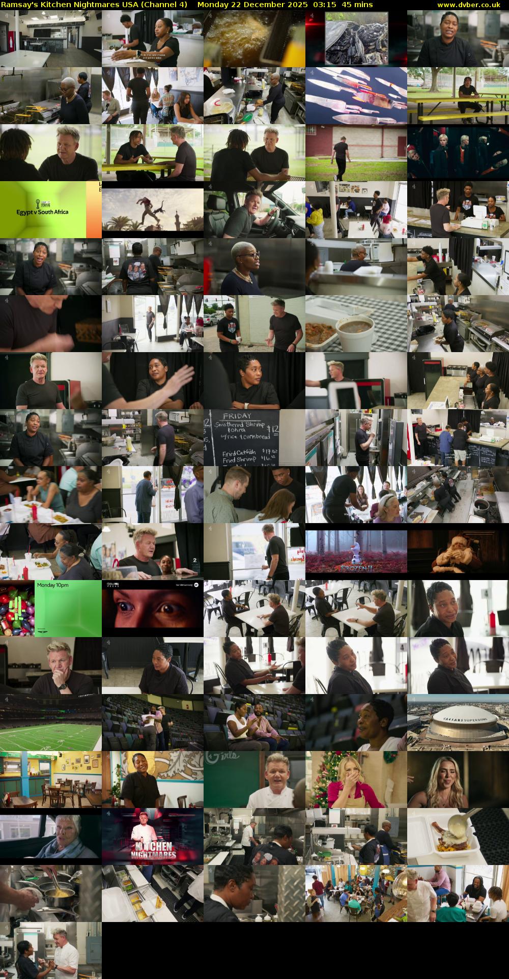 Ramsay's Kitchen Nightmares USA (Channel 4) Monday 22 December 2025 03:15 - 04:00