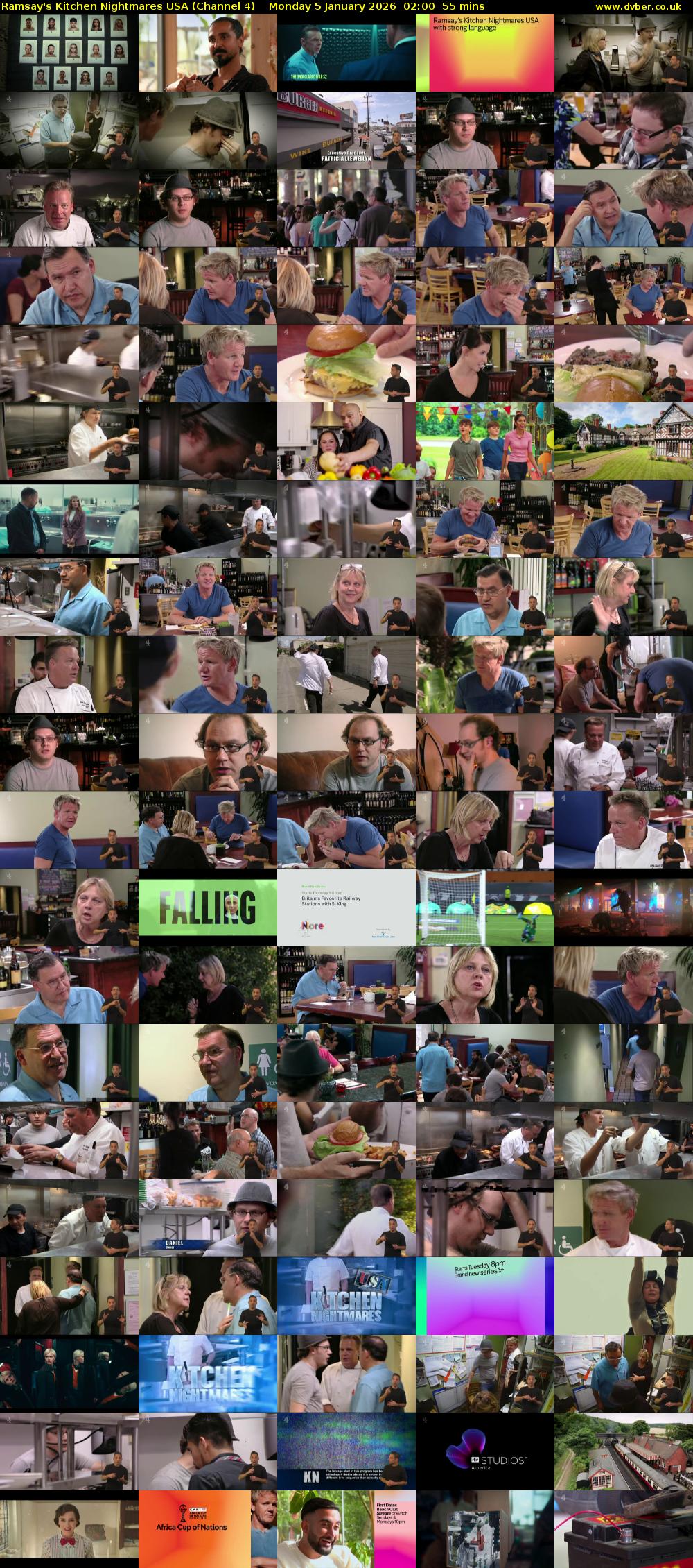 Ramsay's Kitchen Nightmares USA (Channel 4) Monday 5 January 2026 02:00 - 02:55
