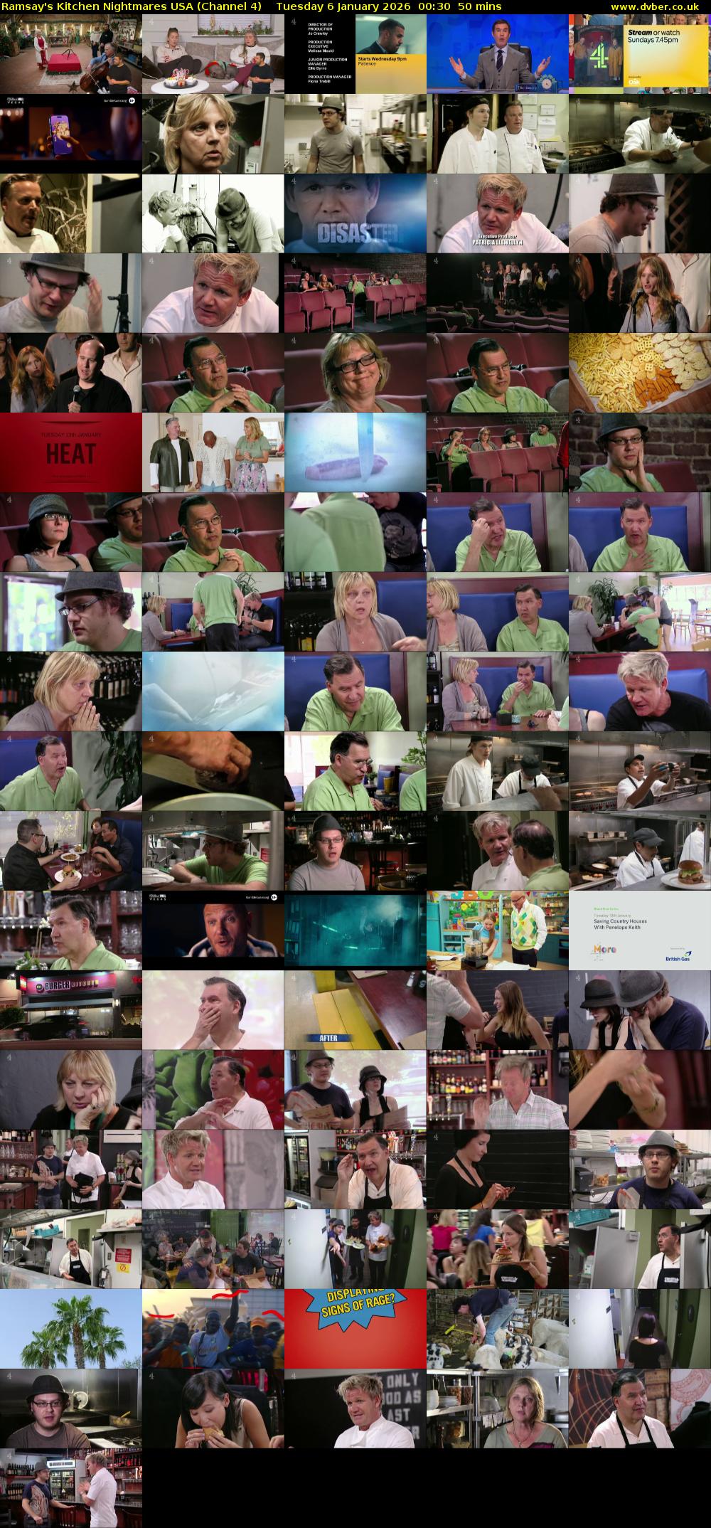 Ramsay's Kitchen Nightmares USA (Channel 4) Tuesday 6 January 2026 00:30 - 01:20