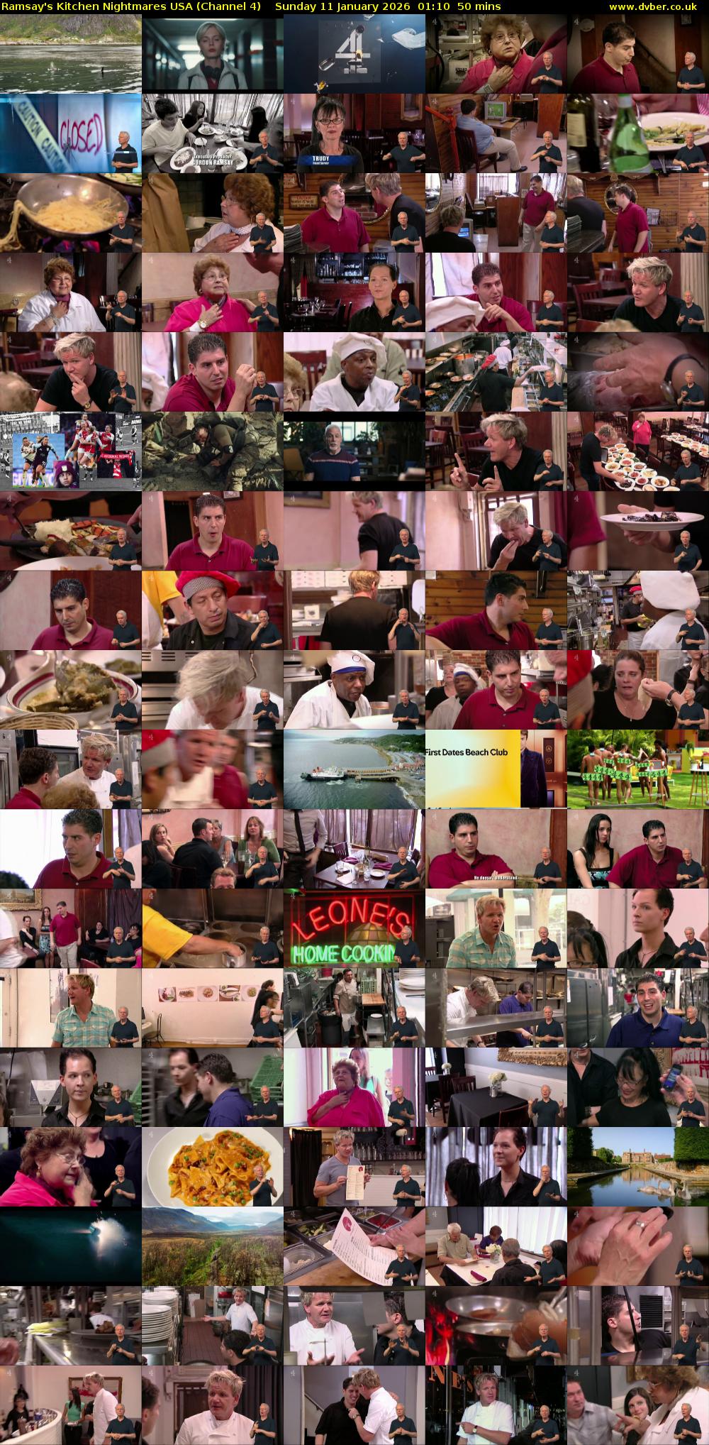 Ramsay's Kitchen Nightmares USA (Channel 4) Sunday 11 January 2026 01:10 - 02:00