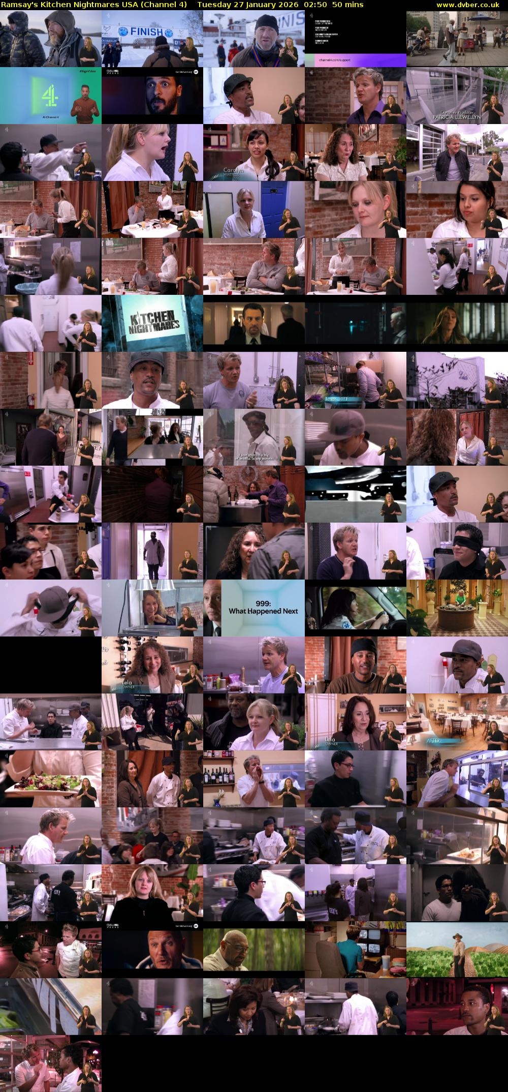 Ramsay's Kitchen Nightmares USA (Channel 4) Tuesday 27 January 2026 02:50 - 03:40