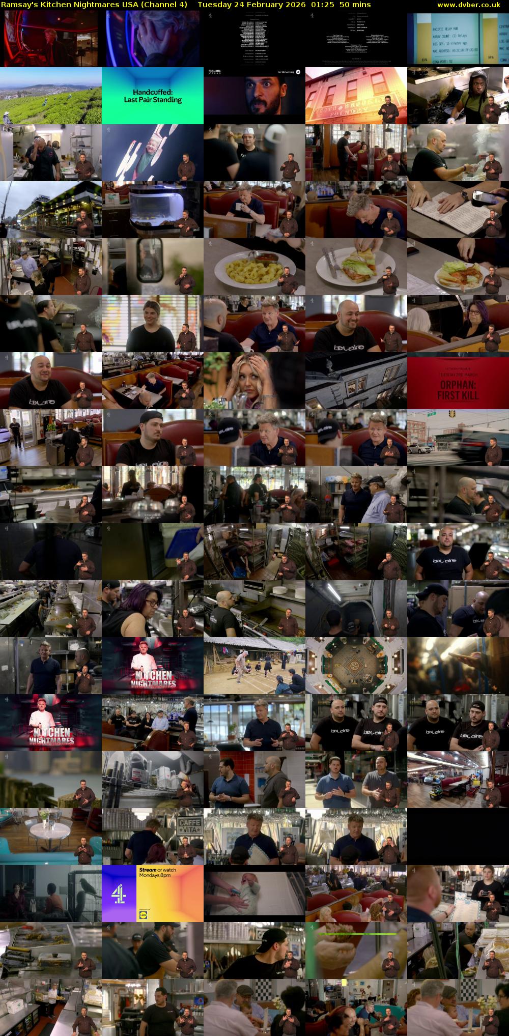 Ramsay's Kitchen Nightmares USA (Channel 4) Tuesday 24 February 2026 01:25 - 02:15