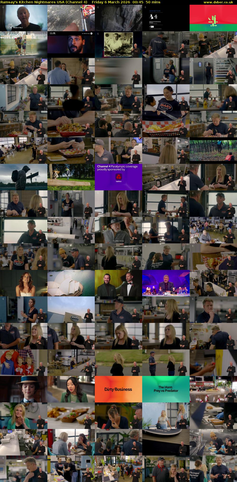 Ramsay's Kitchen Nightmares USA (Channel 4) Friday 6 March 2026 00:45 - 01:35
